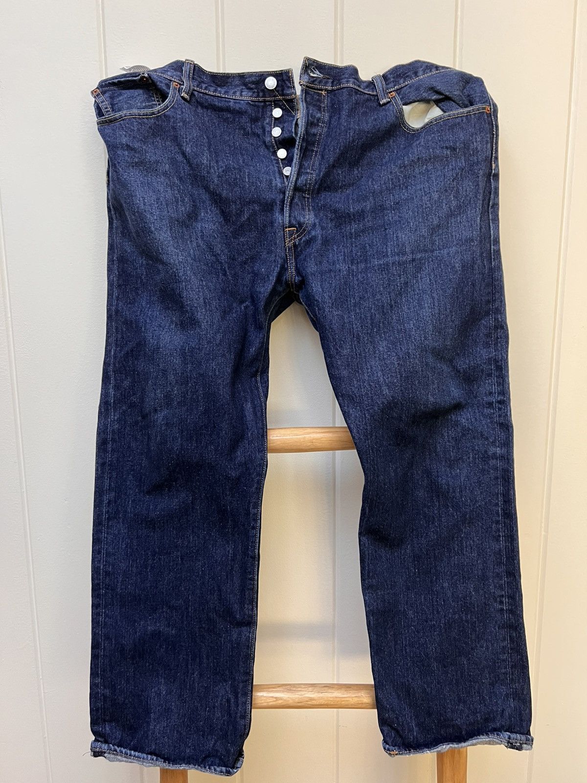 Levi's LEVI 501 DENIM BLUE Size US 42 / EU 58 - 2 Thumbnail