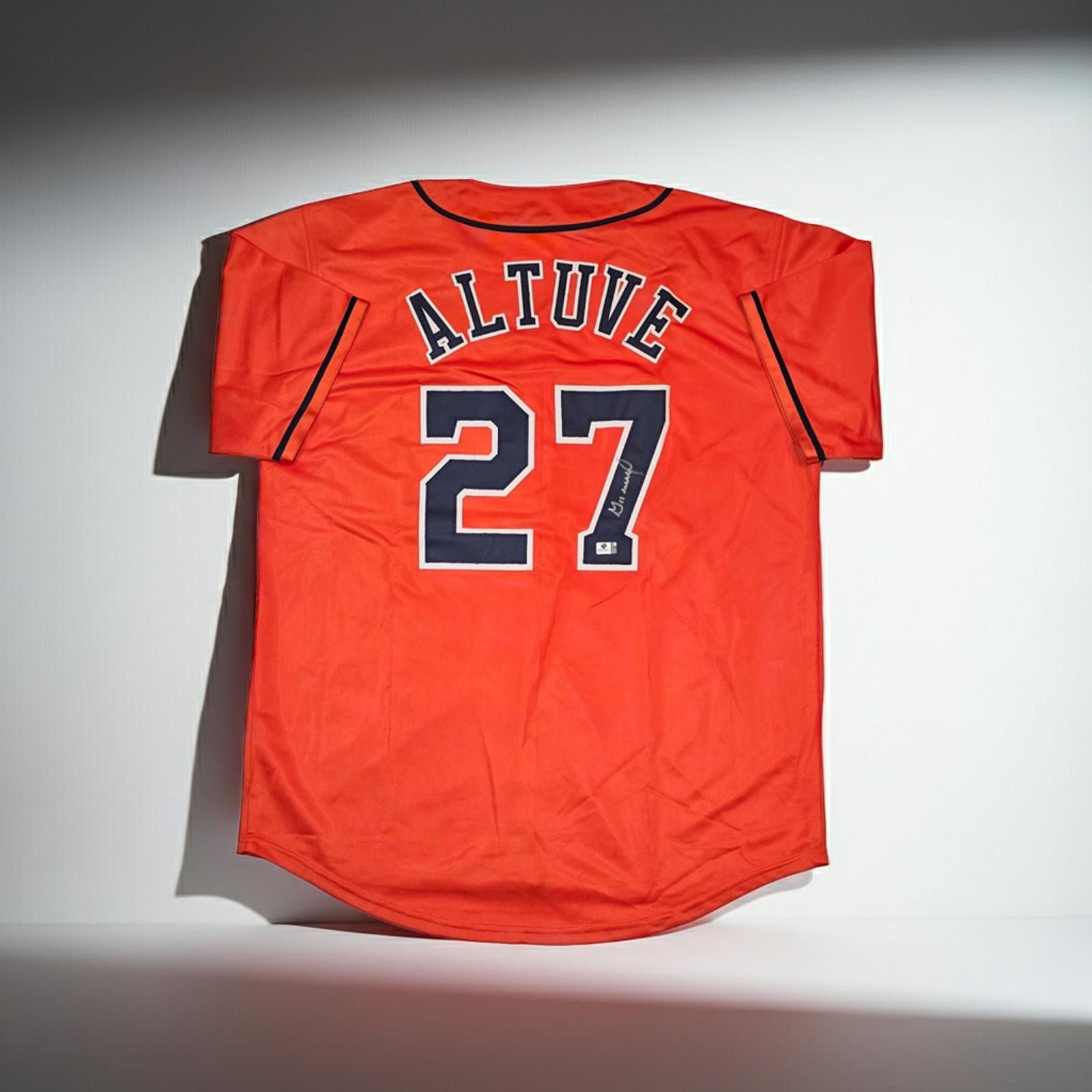 Other Jose Altuve Houston Astros Signed Baseball Jersey With COA Size ONE SIZE - 1 Thumbnail