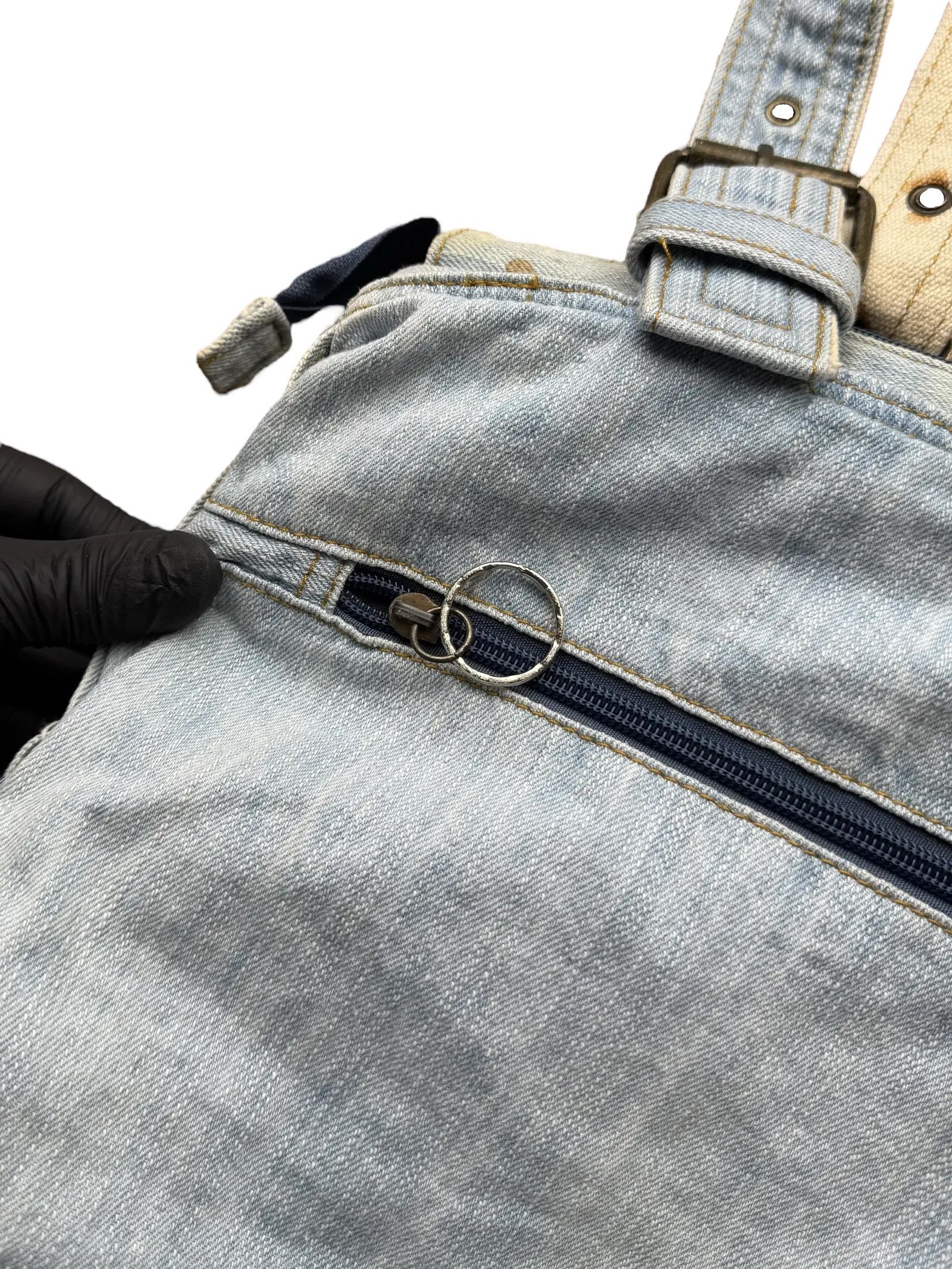 Japanese Brand Y2K Denim Bag(V177) Size ONE SIZE - 6 Thumbnail