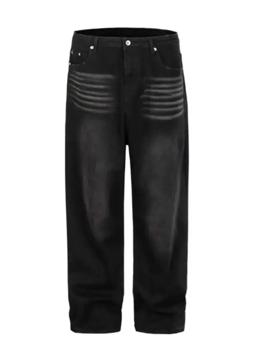 Japanese Brand High street washed baggy wide leg jeans Size US 30 / EU 46 - 5 Thumbnail