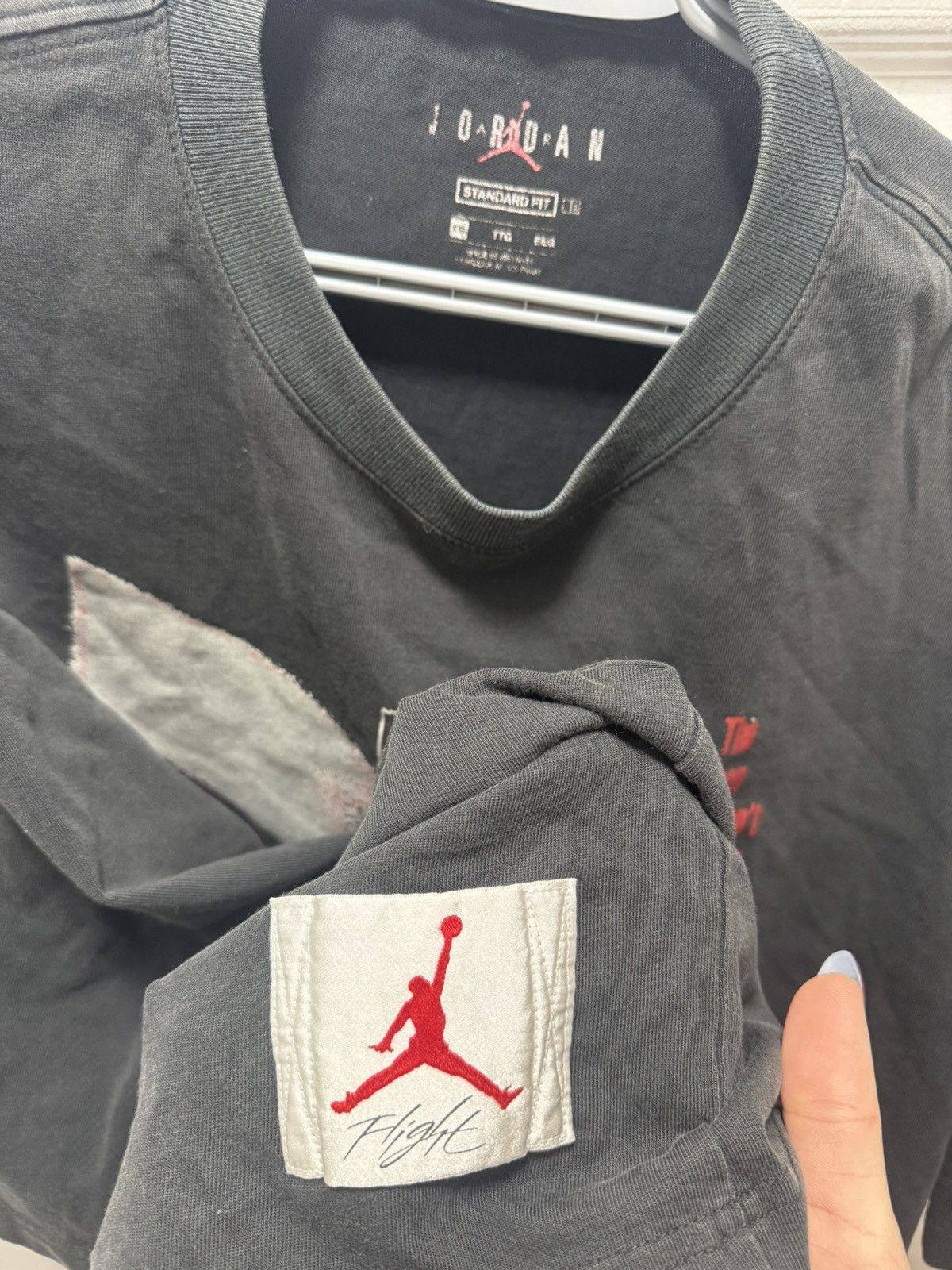 Jordan Brand × Nike × Vintage Nike Air Jordan Retro Archive Vintage Avant Garde Quote Size US XXL / EU 58 / 5 - 5 Thumbnail