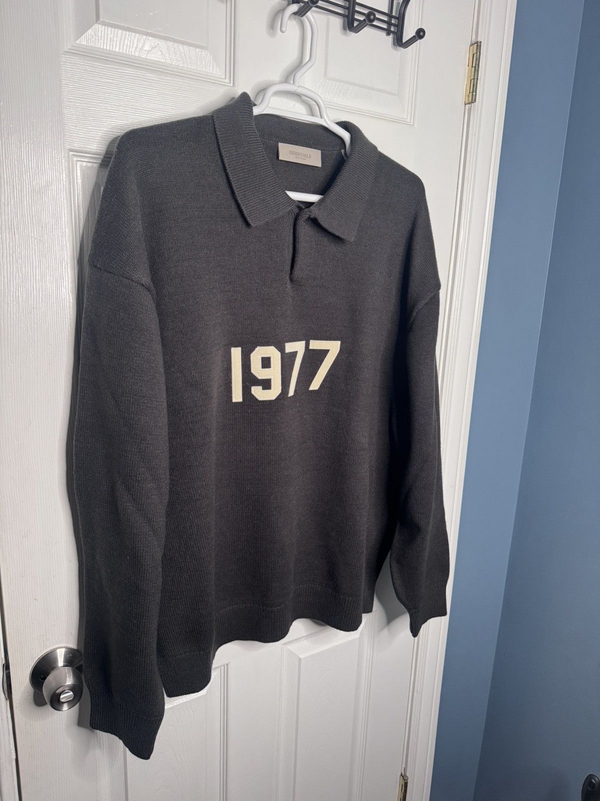 Fear of God Fear of God ESSENTIALS Knit Polo Black Size US XL / EU 56 / 4 - 4 Thumbnail