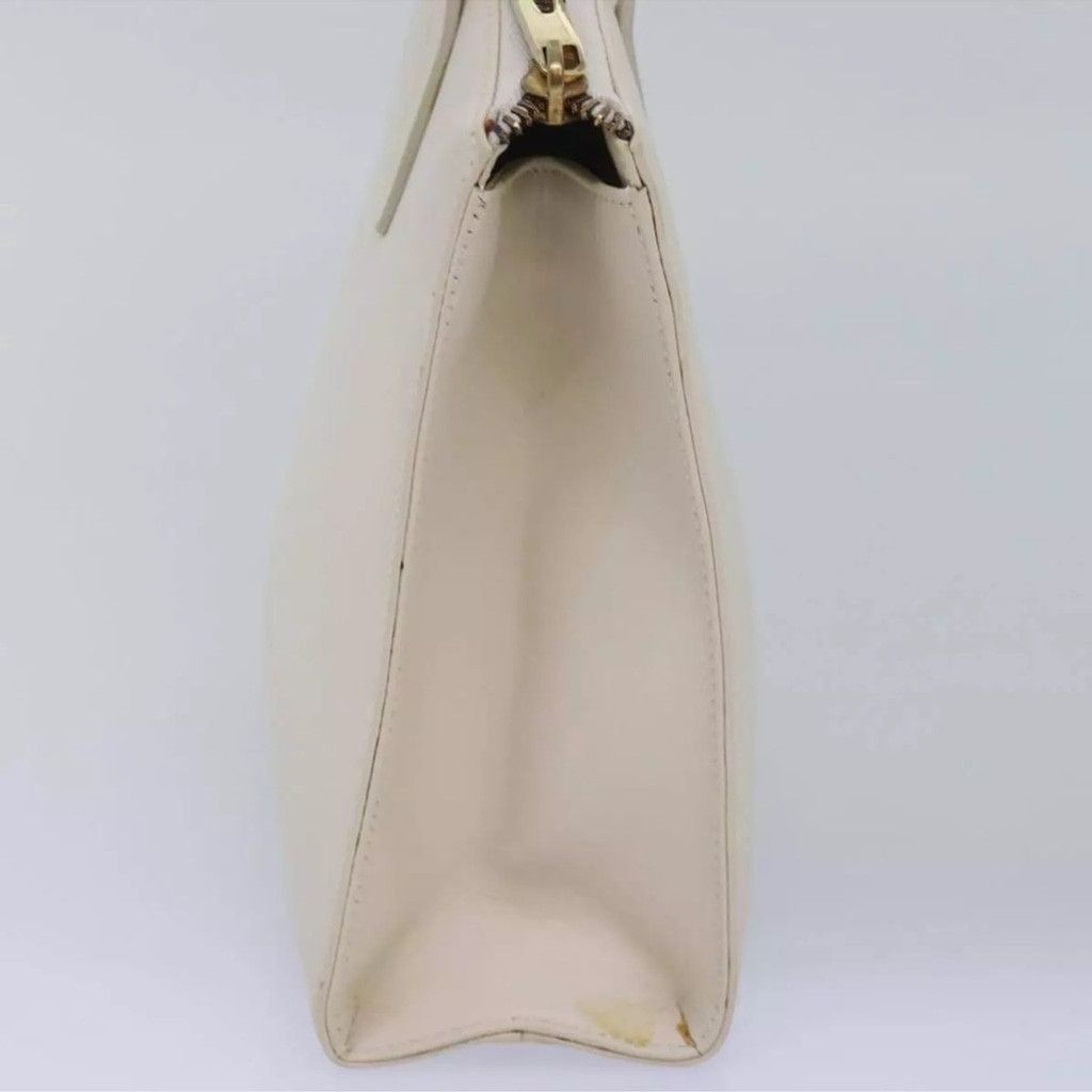 Gucci Gucci Cream Leather Tote with Structured Design Size ONE SIZE - 4 Thumbnail