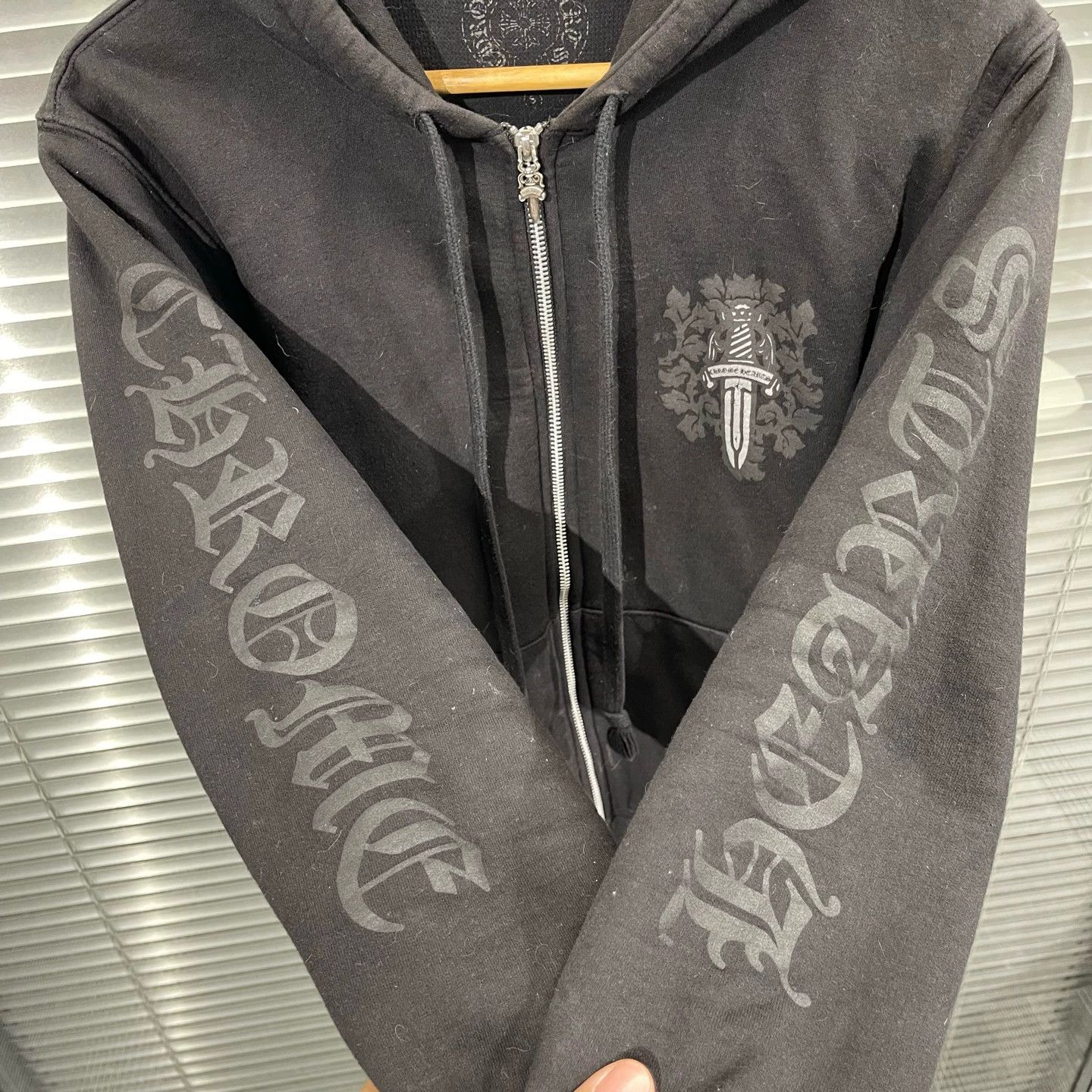 Chrome Hearts Chrome Hearts Broken Sword Vine Zip Black Jacket Size US S / EU 44-46 / 1 - 5 Thumbnail