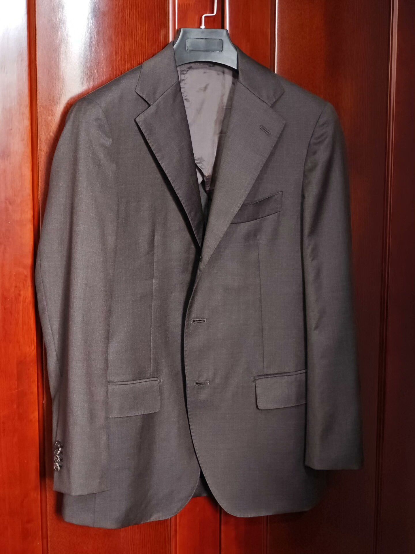 Japanese Brand Italian Wool Semi-Canvas Custom Suit Size US S / EU 44-46 / 1 - 1 Thumbnail