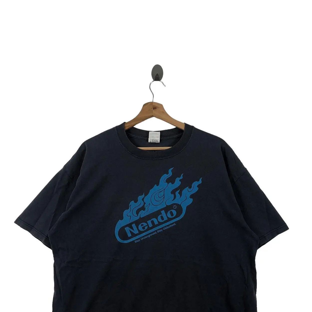 Vintage NENDO UNDERGROUND OLDSCHOOL Skate Tee Shirt Size US XL / EU 56 / 4 - 3 Thumbnail