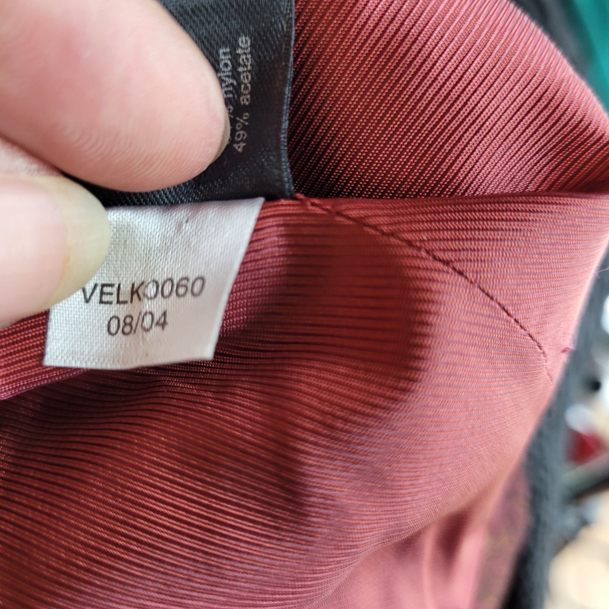 Vintage Vtg Y2k Maroon Metallic Blazer Sz !0 Smoking Jacket Jacquard Size L / US 10 / IT 46 - 12 Thumbnail