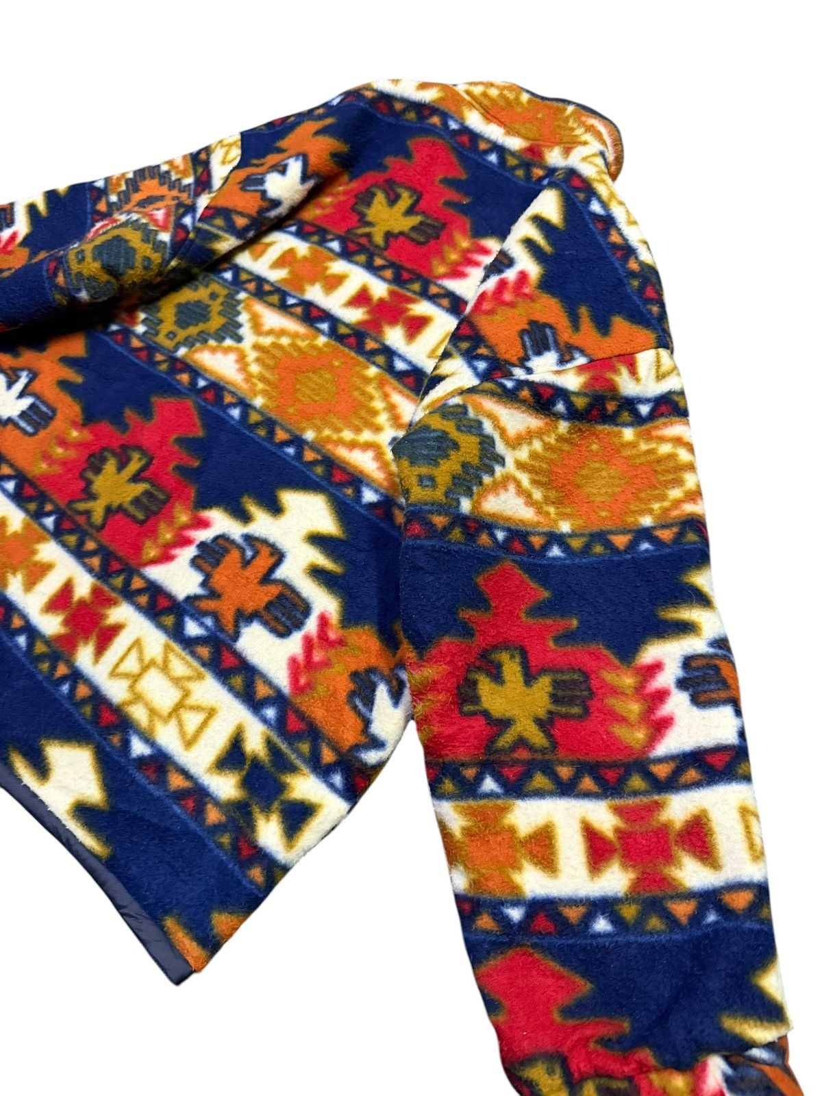 Vintage Vintage Tyrolia Fullprint Navajo Fleece Zipper Jacket Size US M / EU 48-50 / 2 - 6 Thumbnail