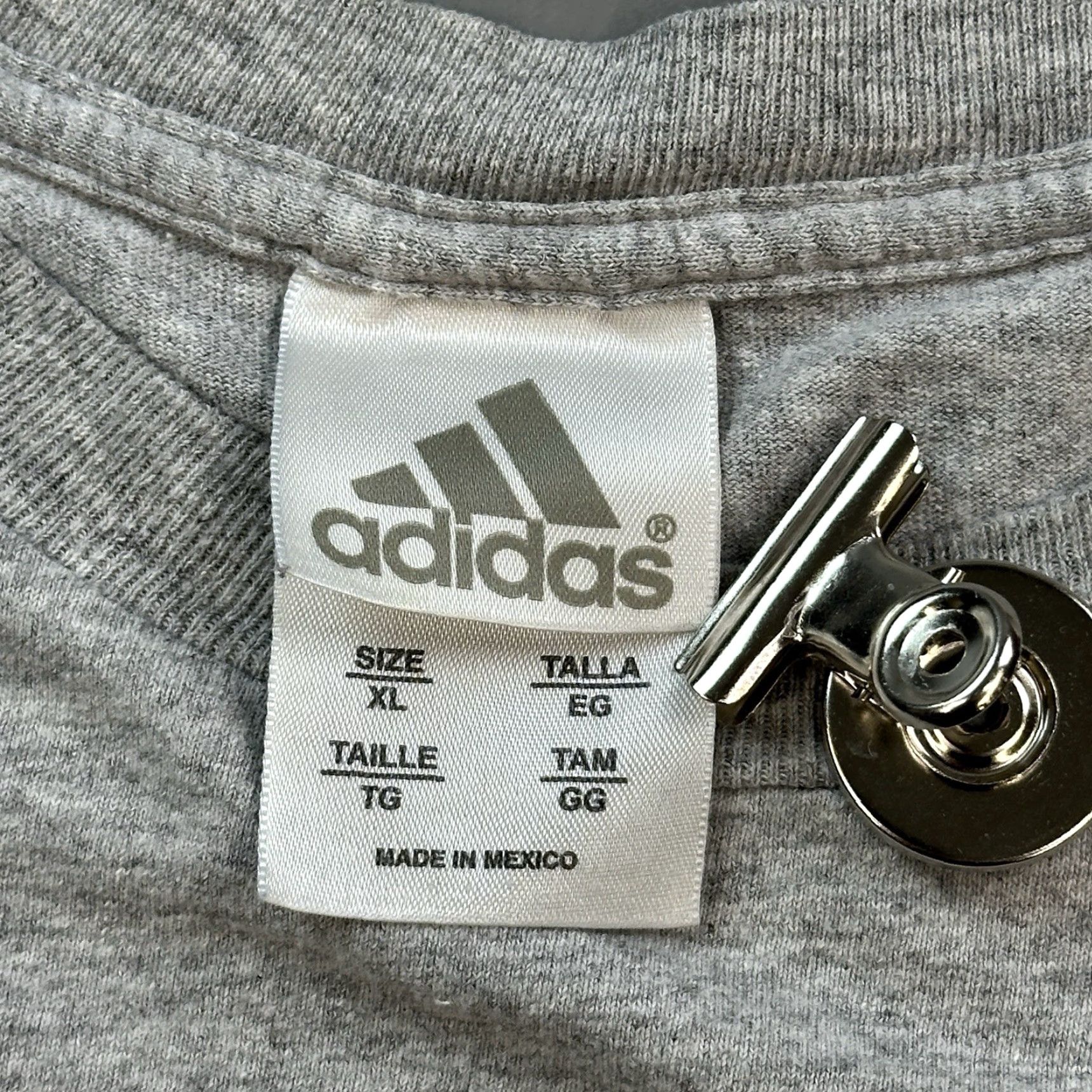 Adidas VINTAGE adidas Soccer Shirt Mens XL Gray Long Sleeve CASL Shootout Logo Y2K Size US XL / EU 56 / 4 - 6 Thumbnail