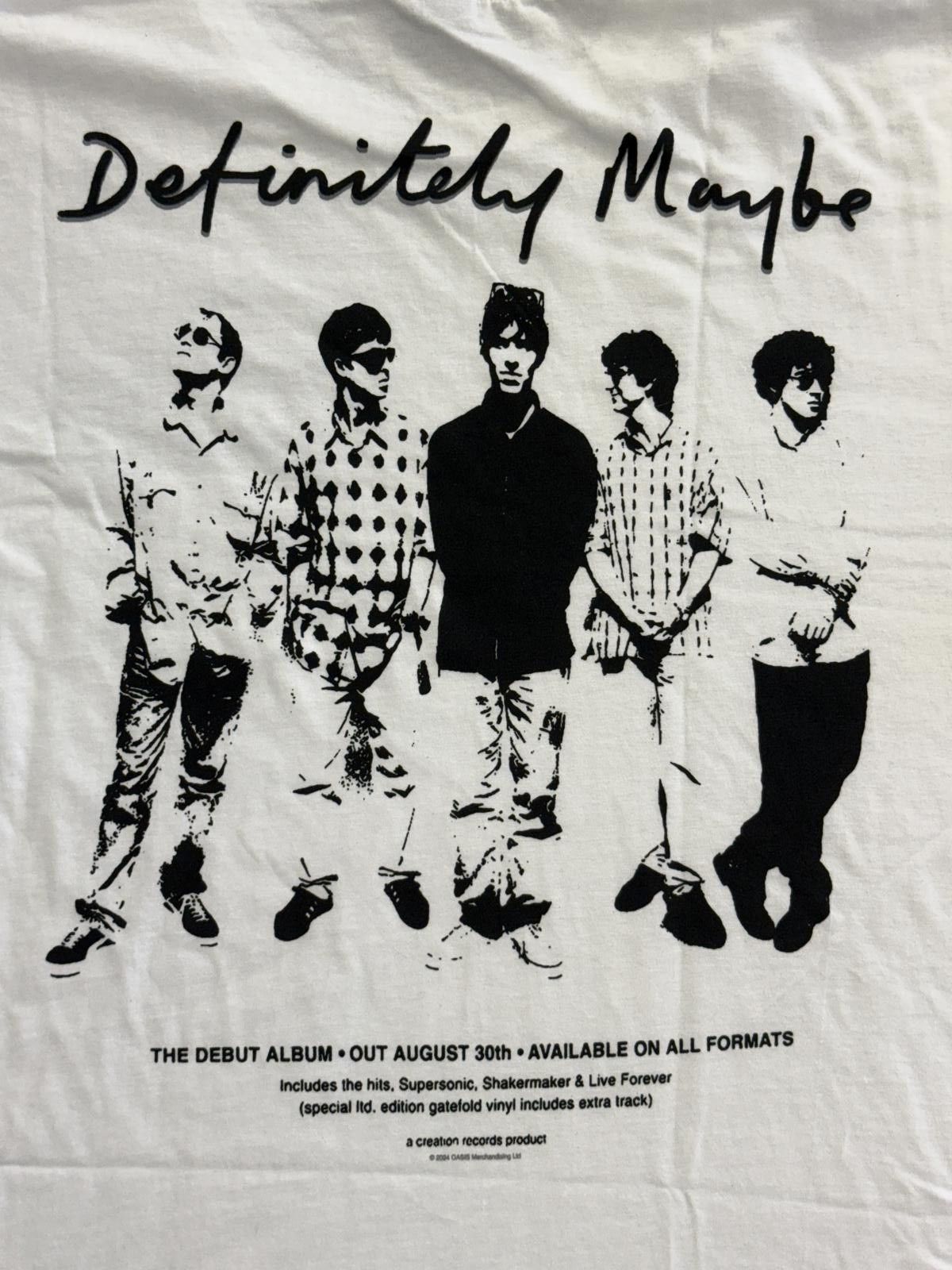 Other Oasis Band T-shirt Definitely Maybe Debut Album tee - XXL Size US XXL / EU 58 / 5 - 4 Thumbnail