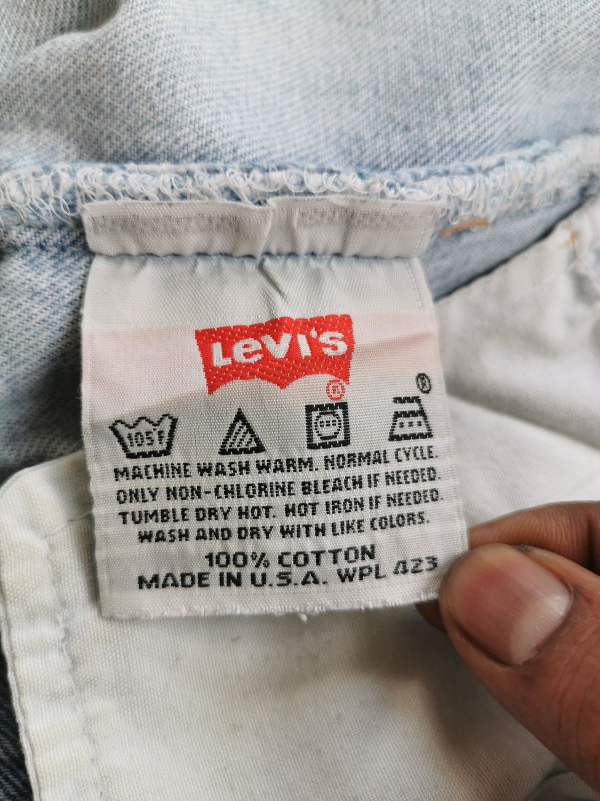 Levi's 90s Vintage Levis 501 Jeans Size US 32 / EU 48 - 6 Thumbnail
