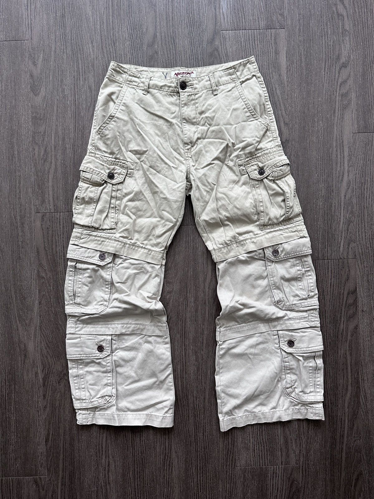 Handmade Custom Upcycled Cargo Pants and Tote Bag Set Size US 32 / EU 48 - 1 Thumbnail