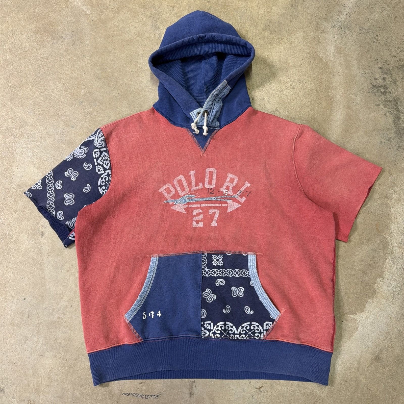 Polo Ralph Lauren Vintage Polo Ralph Lauren Hoodie Mens Large Y2K Short Sleeve Size US L / EU 52-54 / 3 - 2 Thumbnail