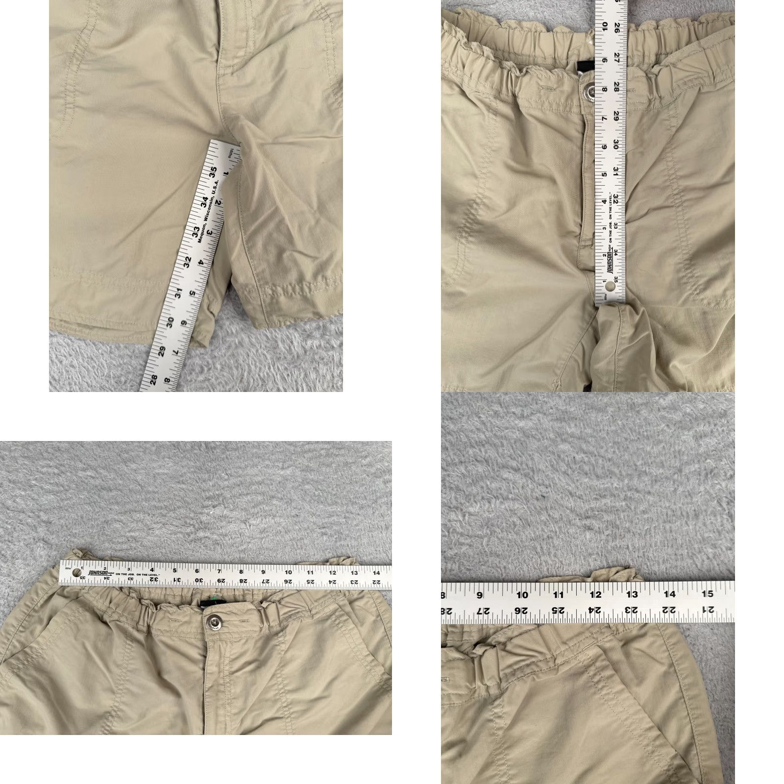 Patagonia Patagonia Shorts Womens 8 Beige Khaki Nylon Elastic Waist Bermuda Casual Activewear Travel Hiking Camp Size 30" / US 8 / IT 44 - 8 Thumbnail