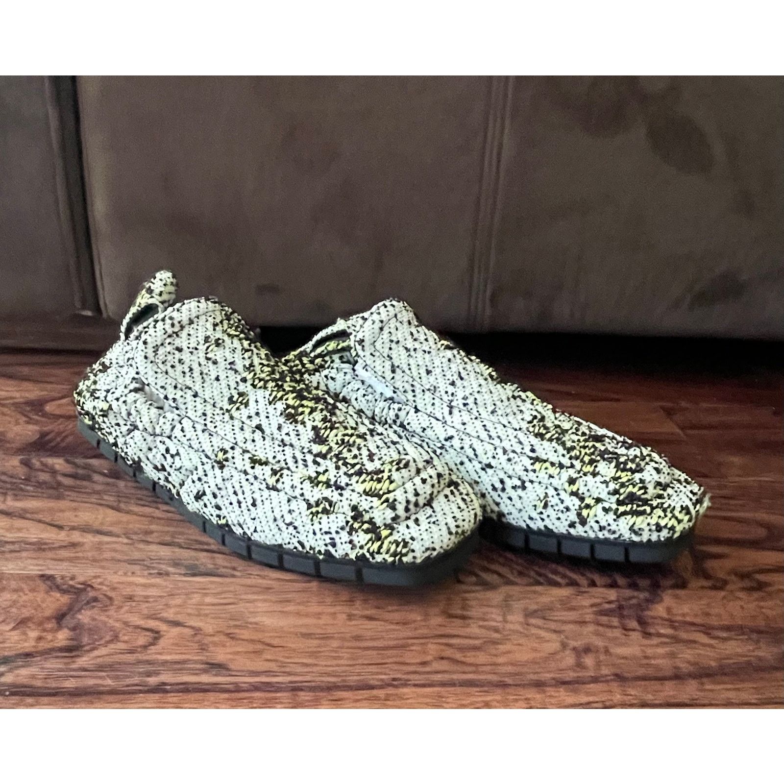 $1095 NIB Bottega Veneta Mens White Multi Terry Cloth Knit Slip-On Loafers 40(7) Bottega Veneta $1095 NIB Bottega Veneta White Multi Cloth  main image 2