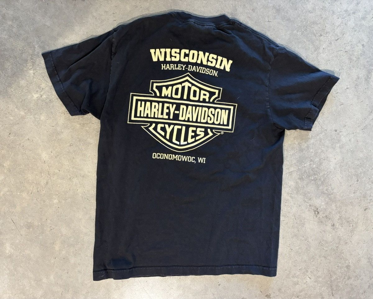 Harley Davidson × Vintage Y2K Harley Davidson Shirt Size US L / EU 52-54 / 3 - 2 Thumbnail