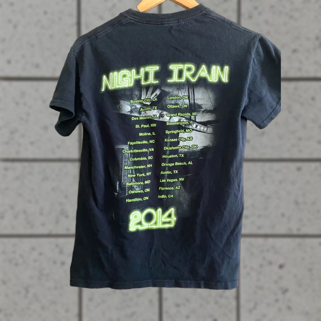 Anvil JASON ALDEAN GREEN NEON LOGO CONCERT TOUR 2014 NIGHT TRAIN T-SHIRT ADULT SMALL Size US S / EU 44-46 / 1 - 1 Thumbnail