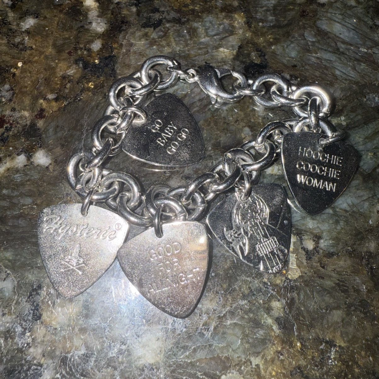 Hysteric Glamour Hysteric Glamour Guitar Pick Bracelet Size ONE SIZE - 14 Thumbnail
