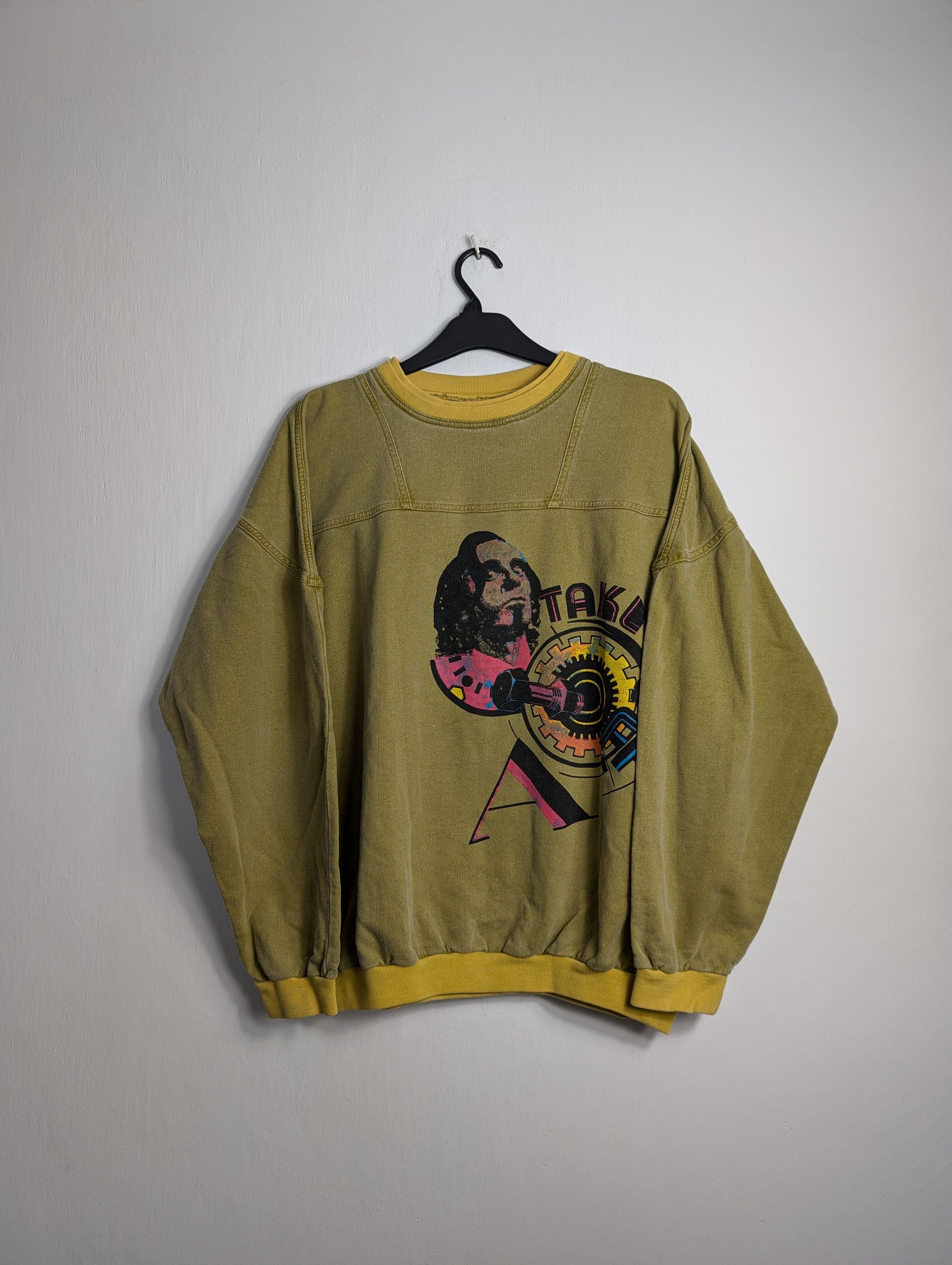 Adidas Vintage 90s Adidas Take Off Boxy Baggy Wash Sweatshirt Rare Size US XL / EU 56 / 4 - 1 Thumbnail
