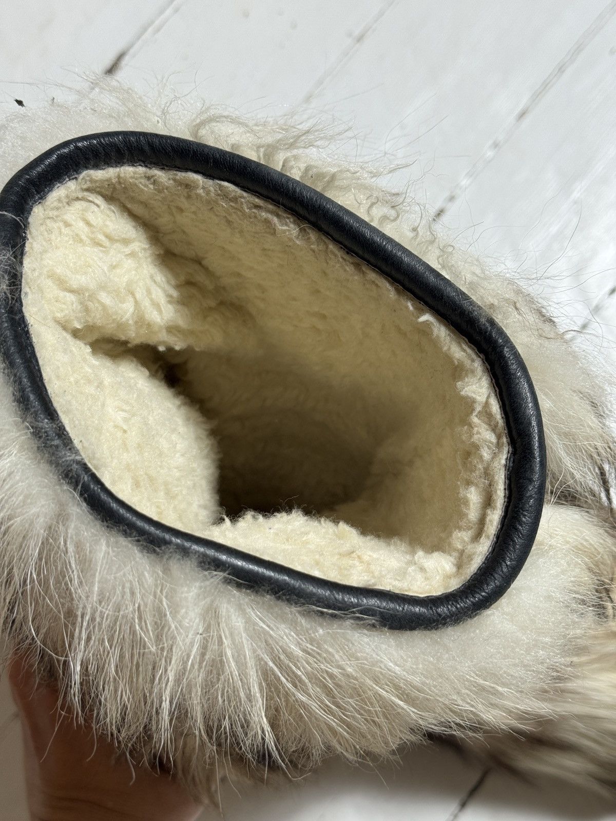 Other VINTAGE IDEAL FUR YETI MOHAIR SNOW MOON Y2K UNT BOOTS Size US 6.5 / IT 36.5 - 5 Thumbnail