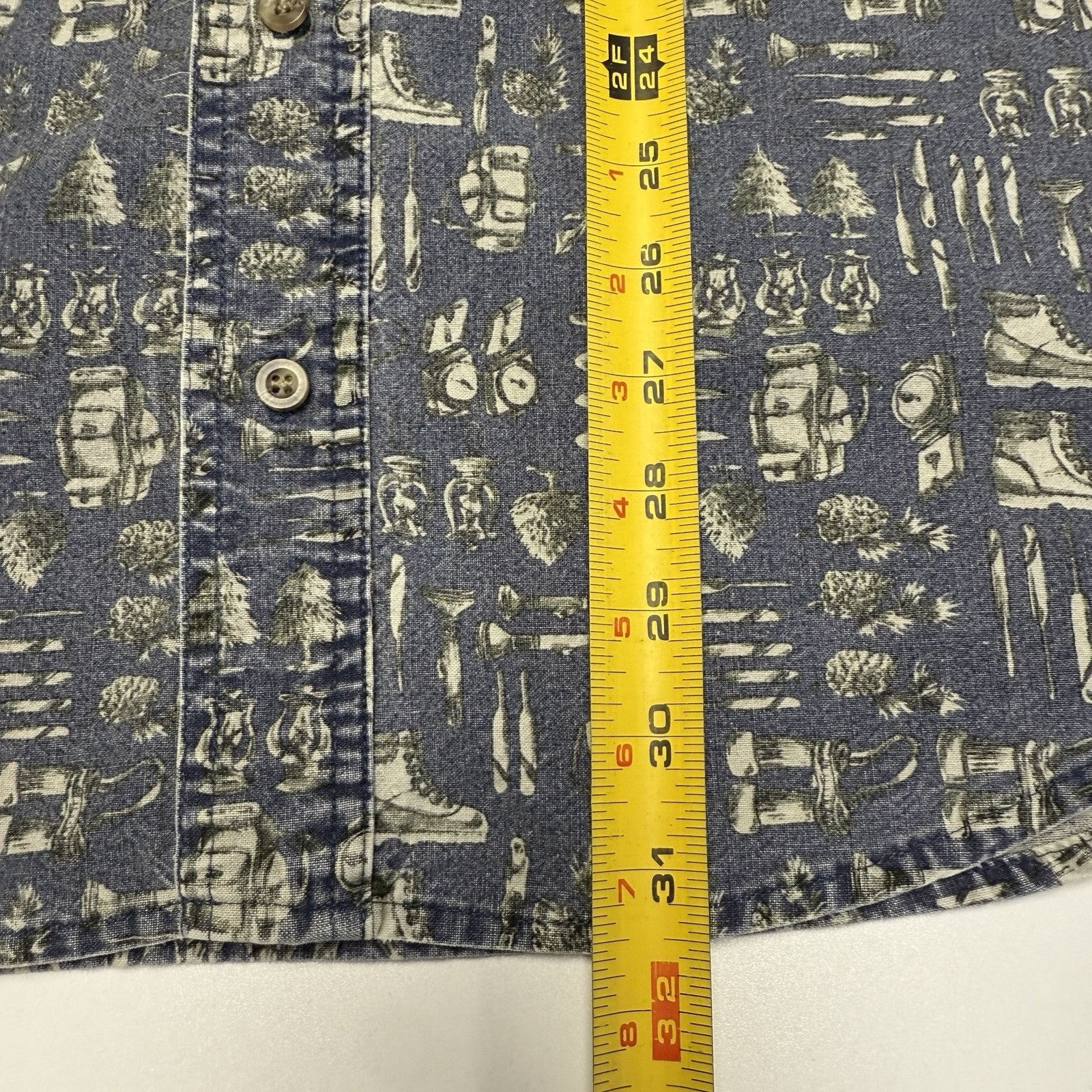 Woolrich Woolen Mills Woolrich Button Up Shirt Mens XL 24.5x31.5 AOP Nature Outdoo Size US XL / EU 56 / 4 - 7 Thumbnail