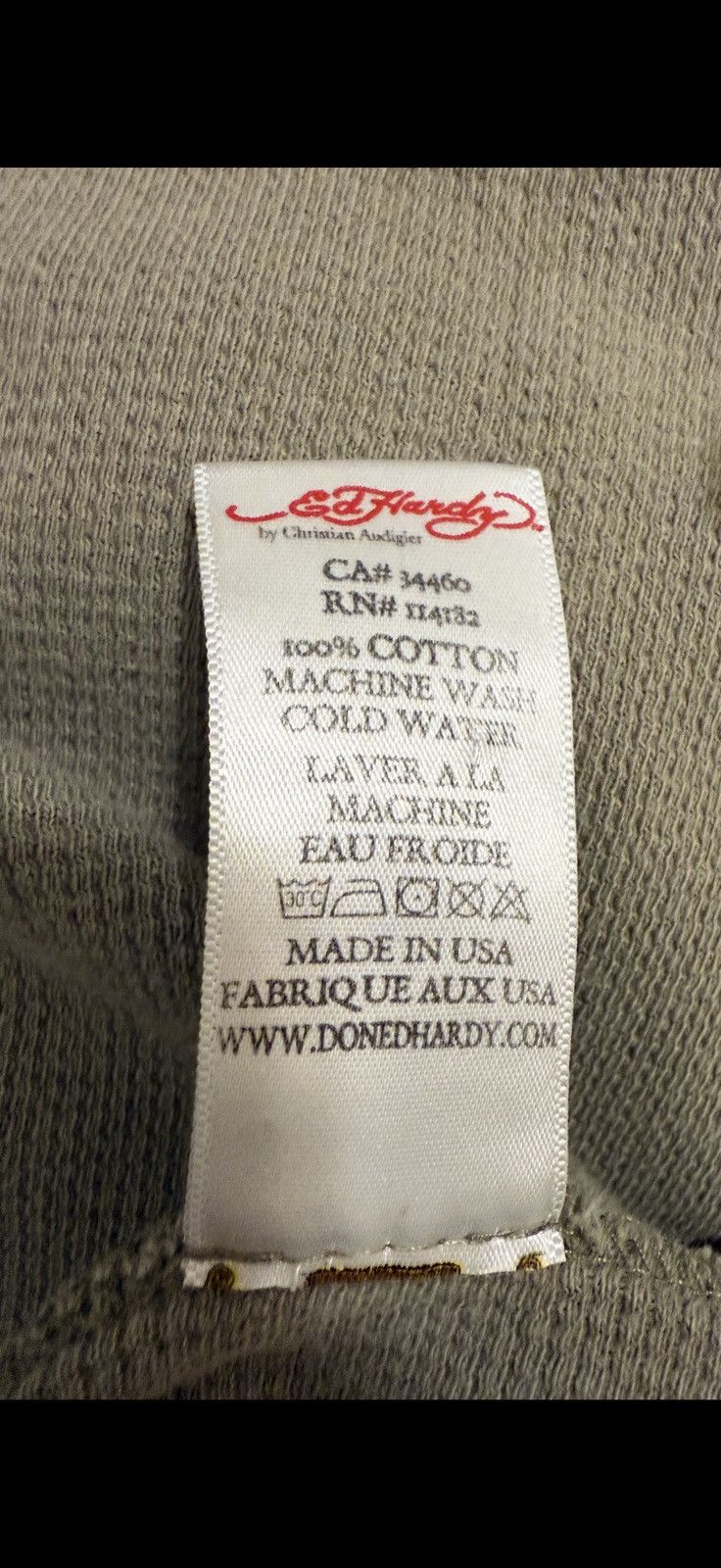 Ed Hardy Y2K Ed Hardy Long Sleeve Green Graphic Thermal Size US M / EU 48-50 / 2 - 4 Thumbnail