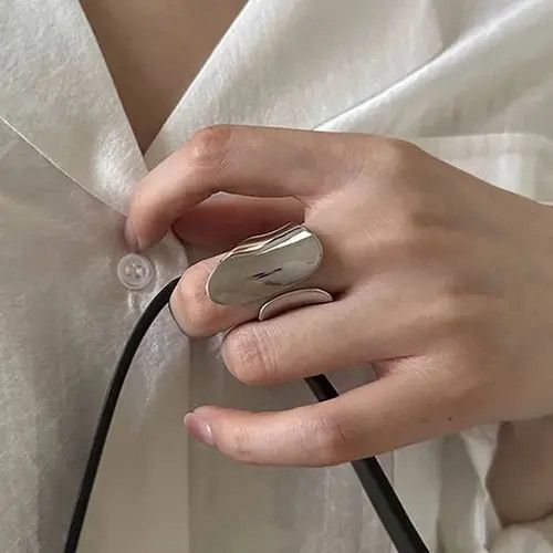 Japanese Brand × Vintage Women's cool wide ring Size ONE SIZE - 4 Thumbnail