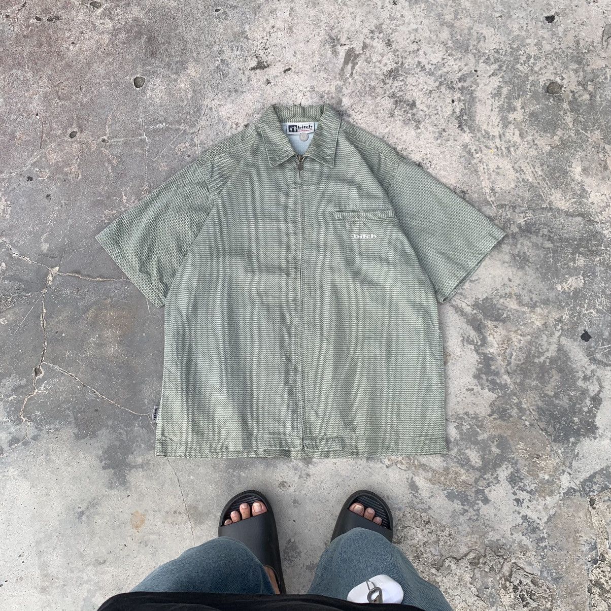 Vintage BITCH SKATEBOARDING vintage 90’s workshirt zipper🔥 Size US M / EU 48-50 / 2 - 1 Thumbnail