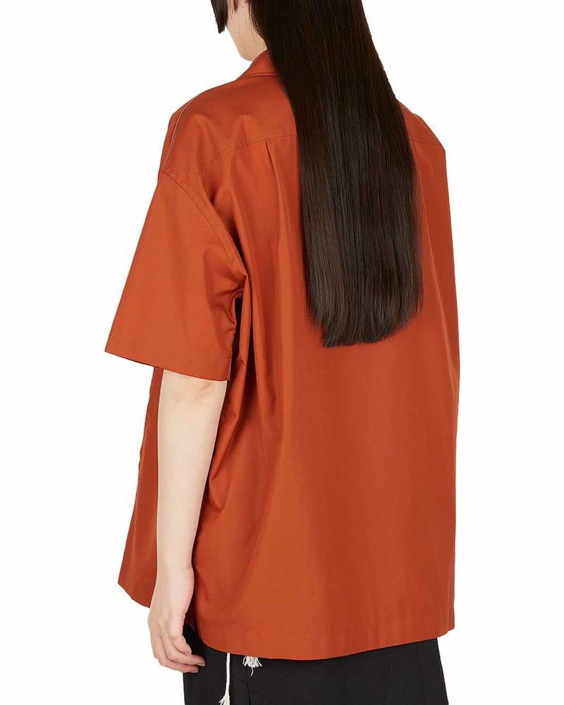Marni o1y1125 Solid Color Shirt in Rust Size XL / US 12-14 / IT 48-50 - 3 Thumbnail
