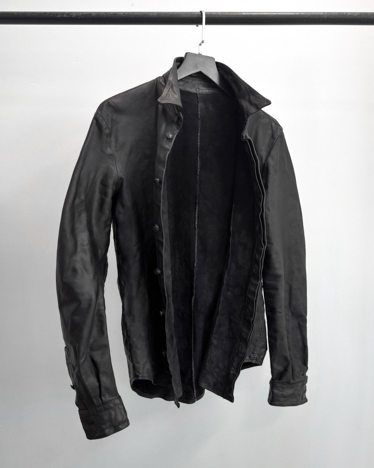 Incarnation Incarnation Overlock Leather Shirt Size US S / EU 44-46 / 1 - 1 Thumbnail