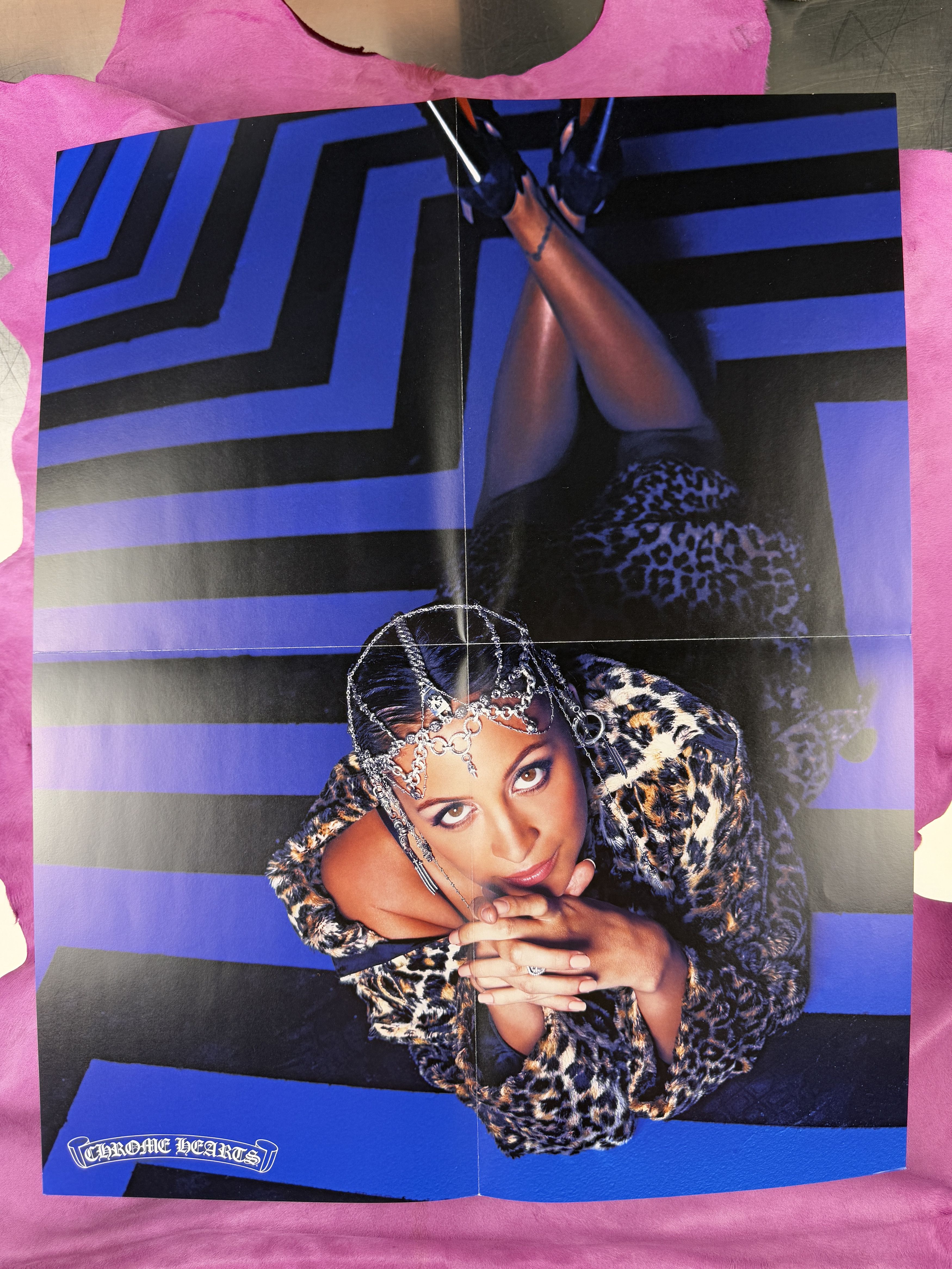 Pre-owned Chrome Hearts Two Sided Poster In Multi