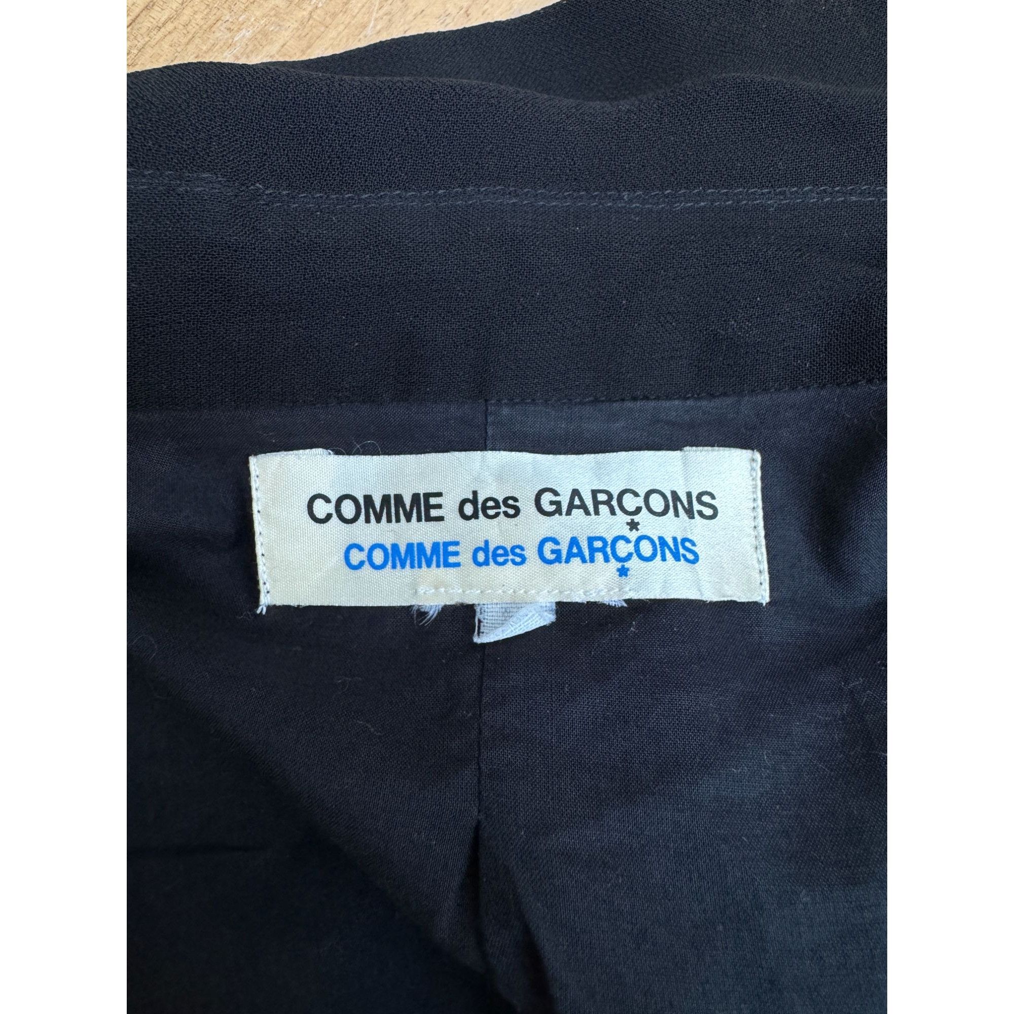 Comme des Garcons Black Sheer Viscose Blouse Size M / US 6-8 / IT 42-44 - 5 Thumbnail