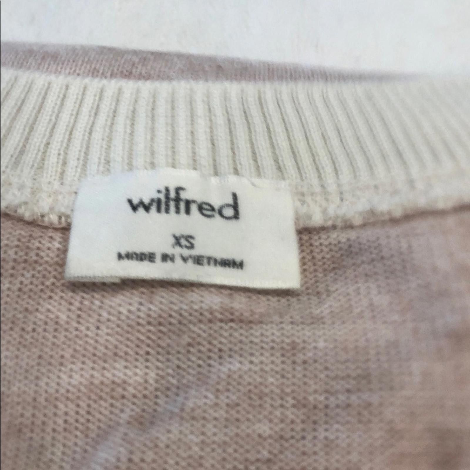 Other Wilfred Soft pink & Beige V Neck Sweater long sleeve SZ XS Size XS / US 0-2 / IT 36-38 - 5 Thumbnail