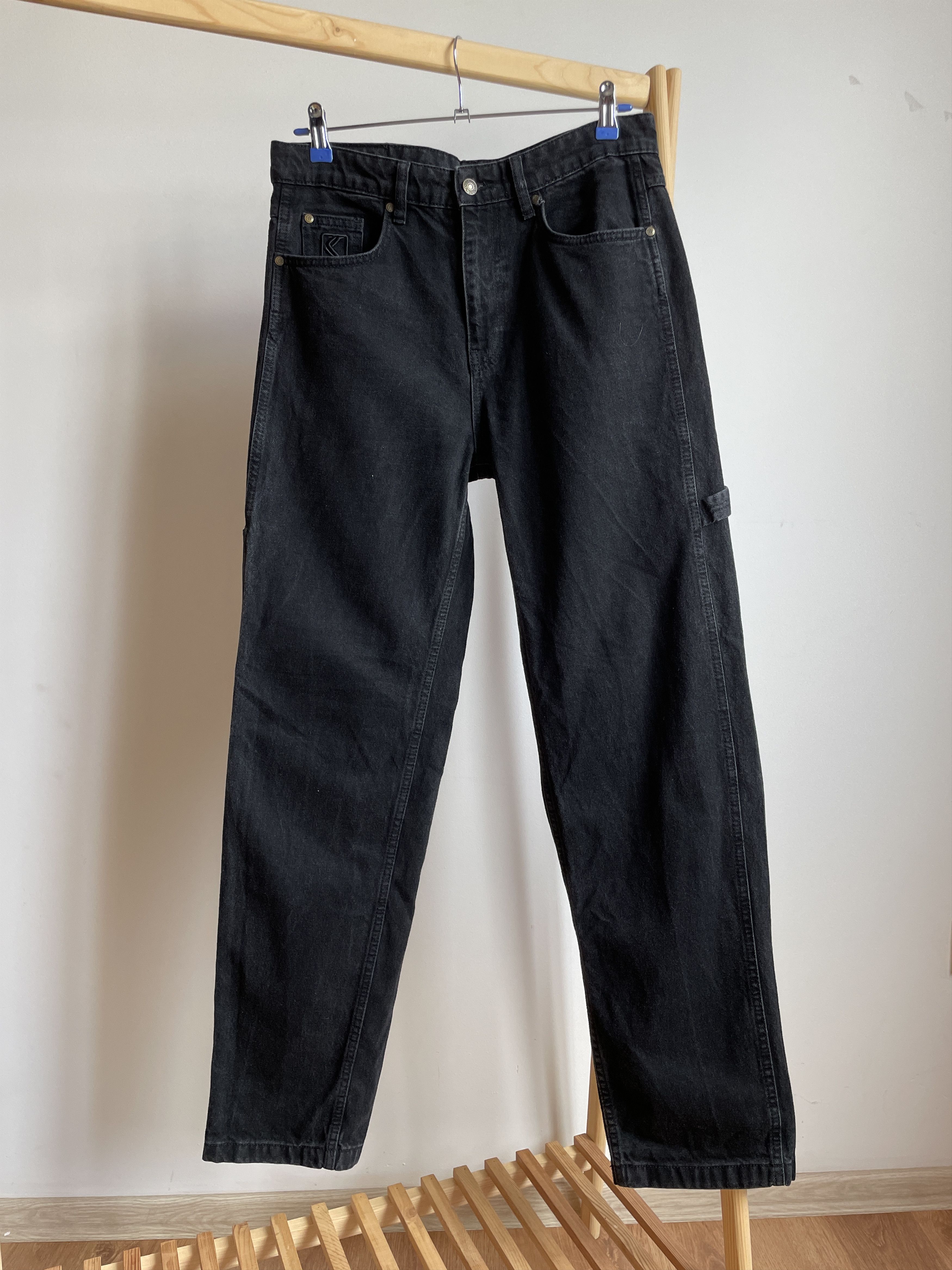 Karl Kani Karl Kani Carpenter Black Denim Size 30 Size US 30 / EU 46 - 1 Thumbnail
