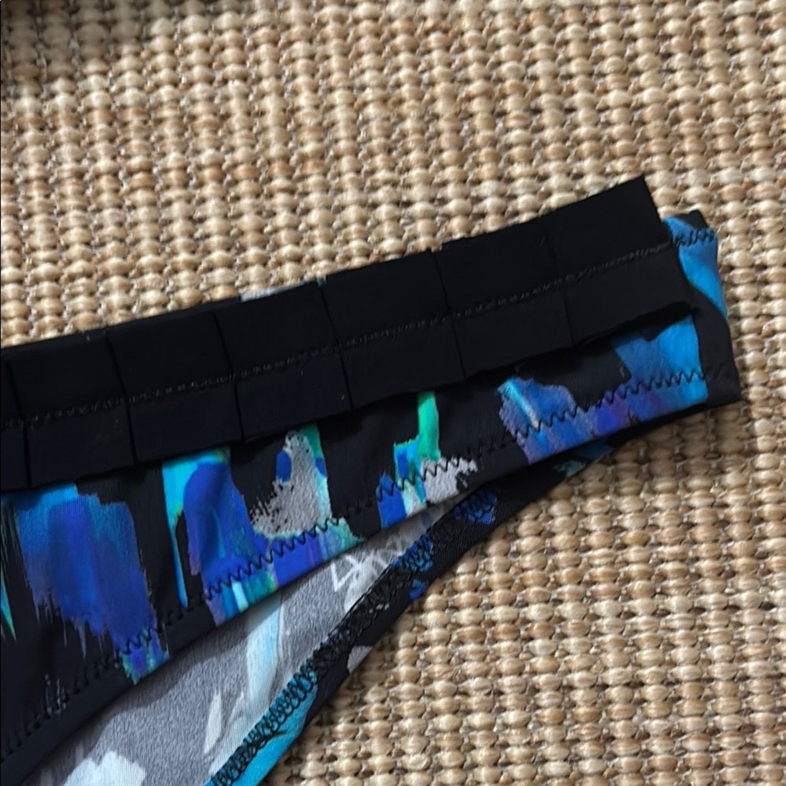 Just Cavalli NWT Just Cavalli Blue and Black Bikini Set with Artistic L Size ONE SIZE - 4 Thumbnail