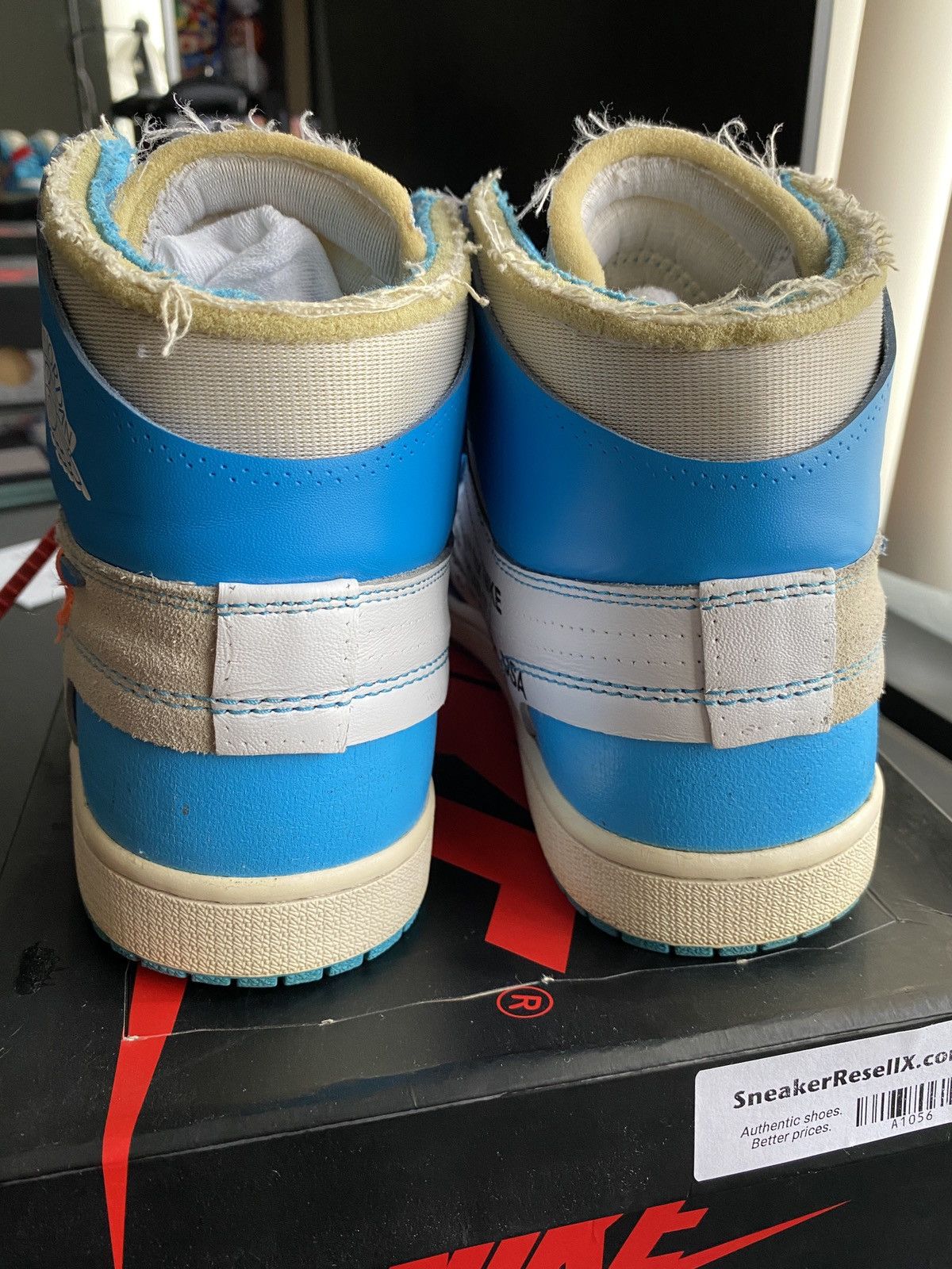 Nike × Off-White Off-White x Air Jordan 1 High UNC size 11 used Size US 11 / EU 44 - 6 Thumbnail