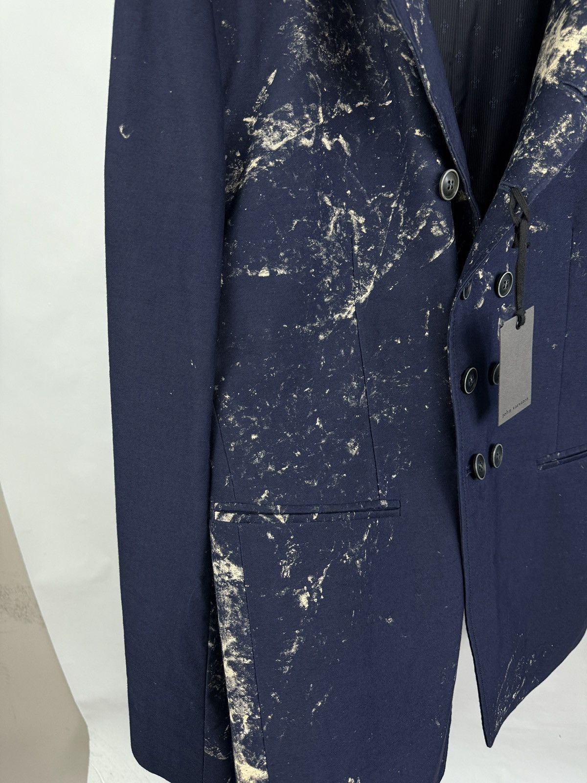 John Varvatos ❗️NEW 🇮🇹 John Varvatos Archival Art Blazer Jacket Rare Italy Size US L / EU 52-54 / 3 - 11 Thumbnail