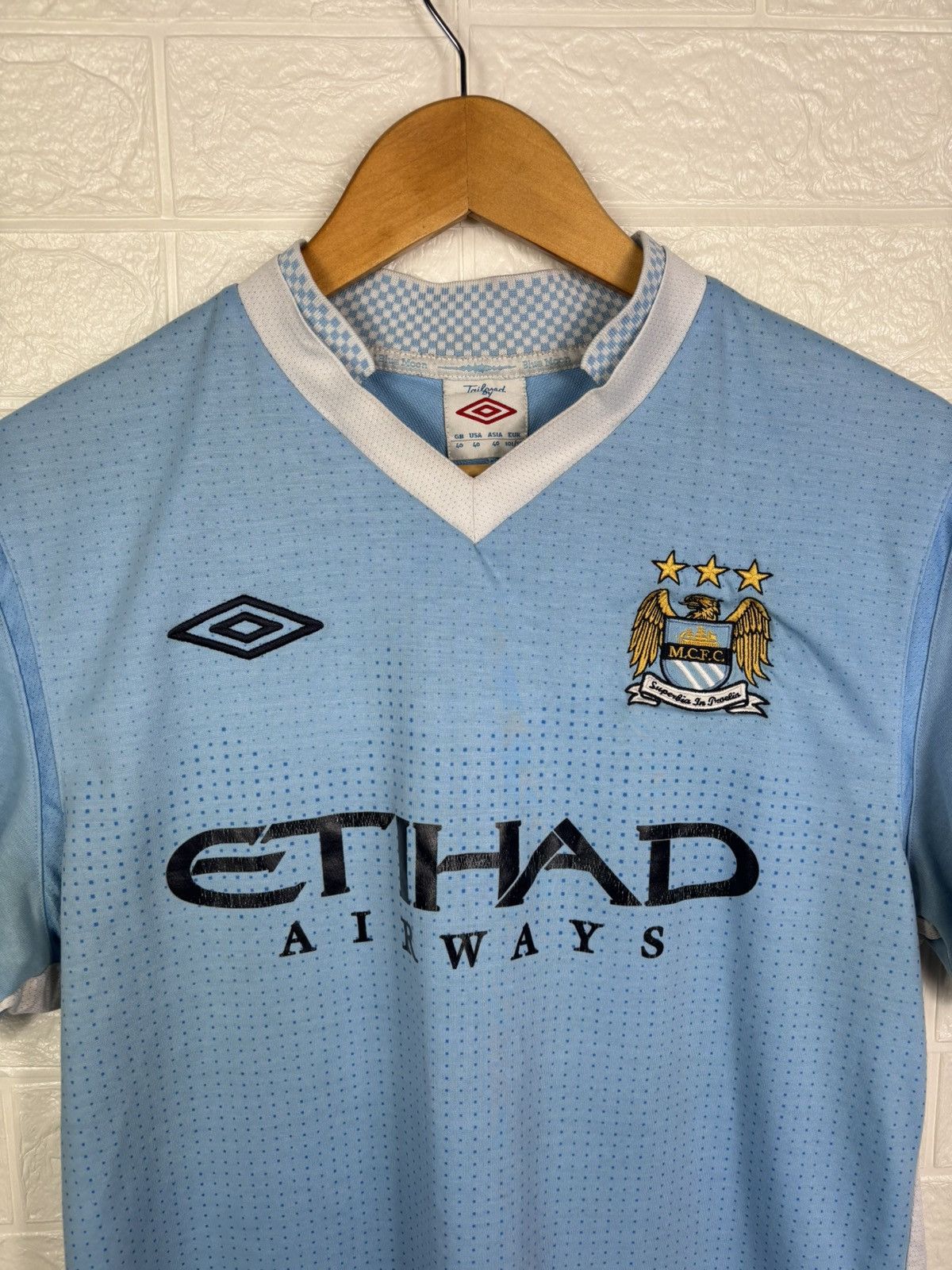 Umbro MANCHESTER CITY #21 SILVA 2011/2012 FOOTBALL SHIRT JERSEY Size US M / EU 48-50 / 2 - 7 Thumbnail