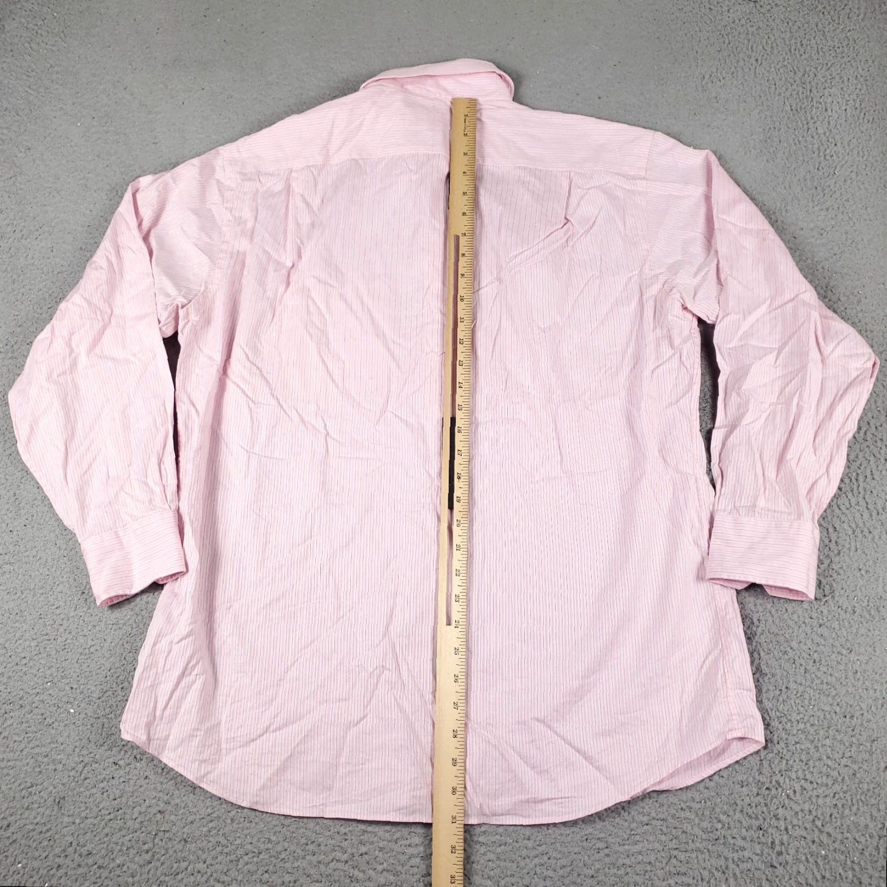 Tommy Bahama Tommy Bahama Shirt 16 Pink Dress Shirt Button Up Long Sleeve Striped Cotton Woven Mens Size 42R - 3 Thumbnail