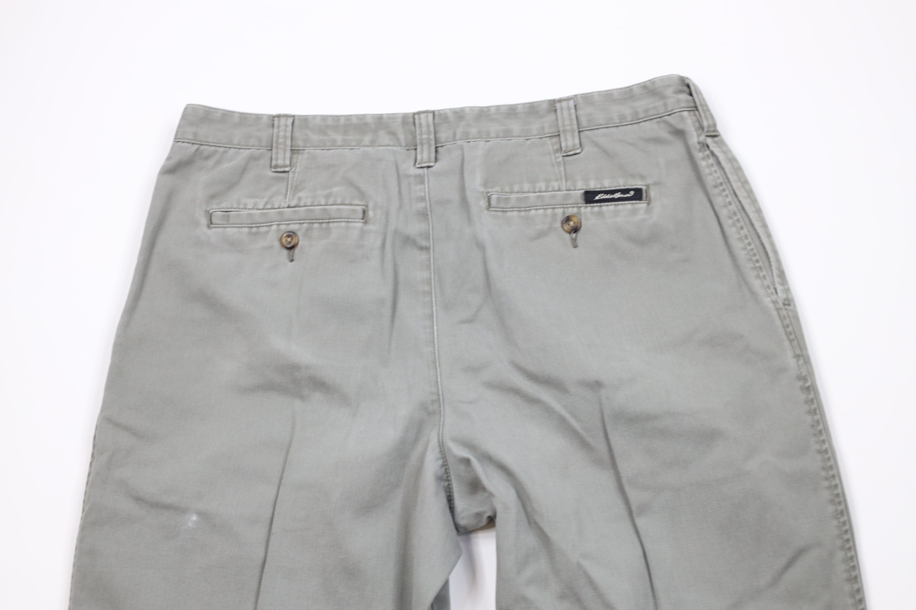 Eddie Bauer Vintage 90s Eddie Bauer Fit Pleated Wide Leg Chino Pants Size US 38 / EU 54 - 11 Thumbnail