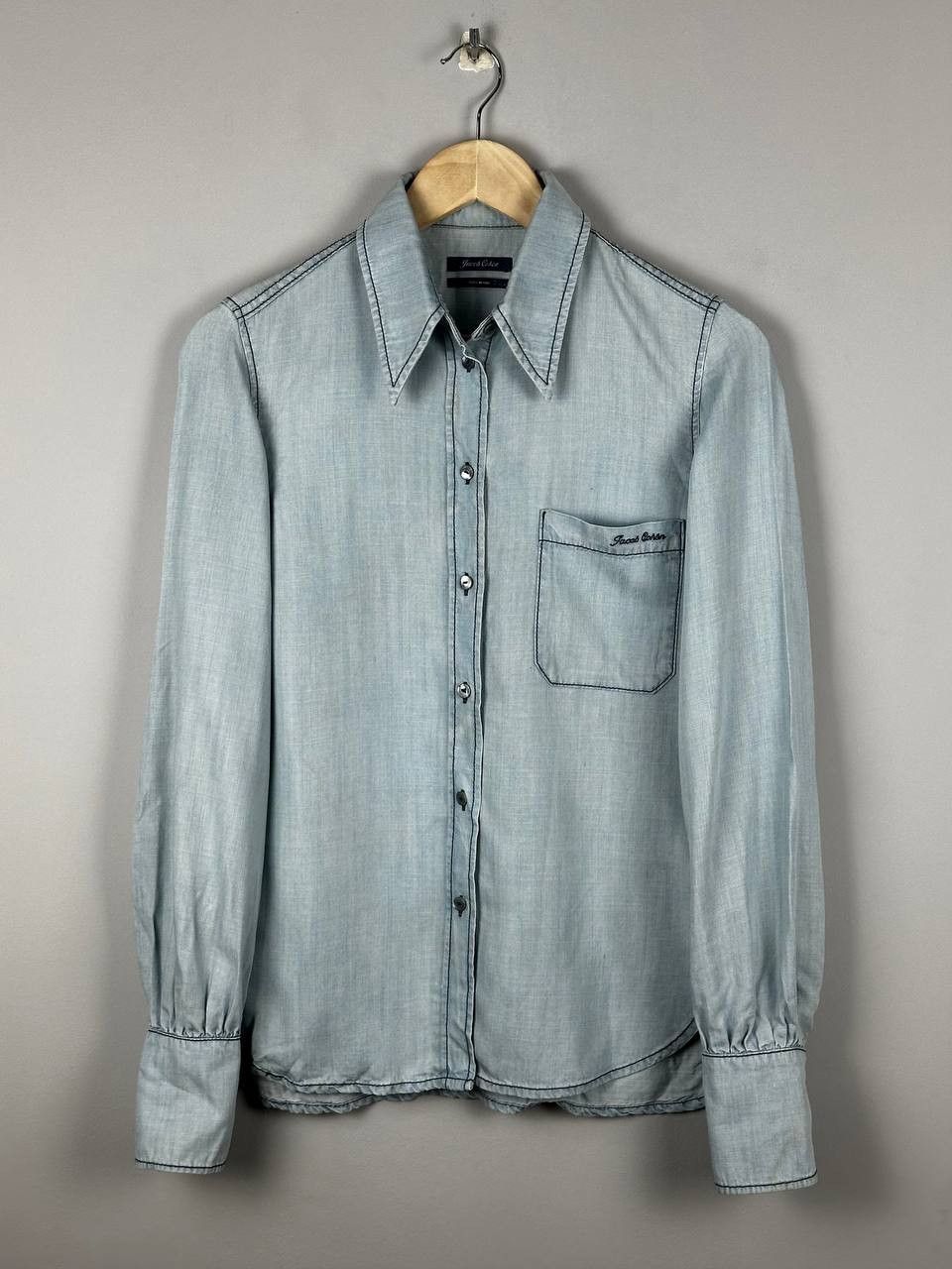 Jacob Cohen Jacob Cohen Denim Blue Luxury Shirts Size XS Size XS / US 0-2 / IT 36-38 - 1 Thumbnail