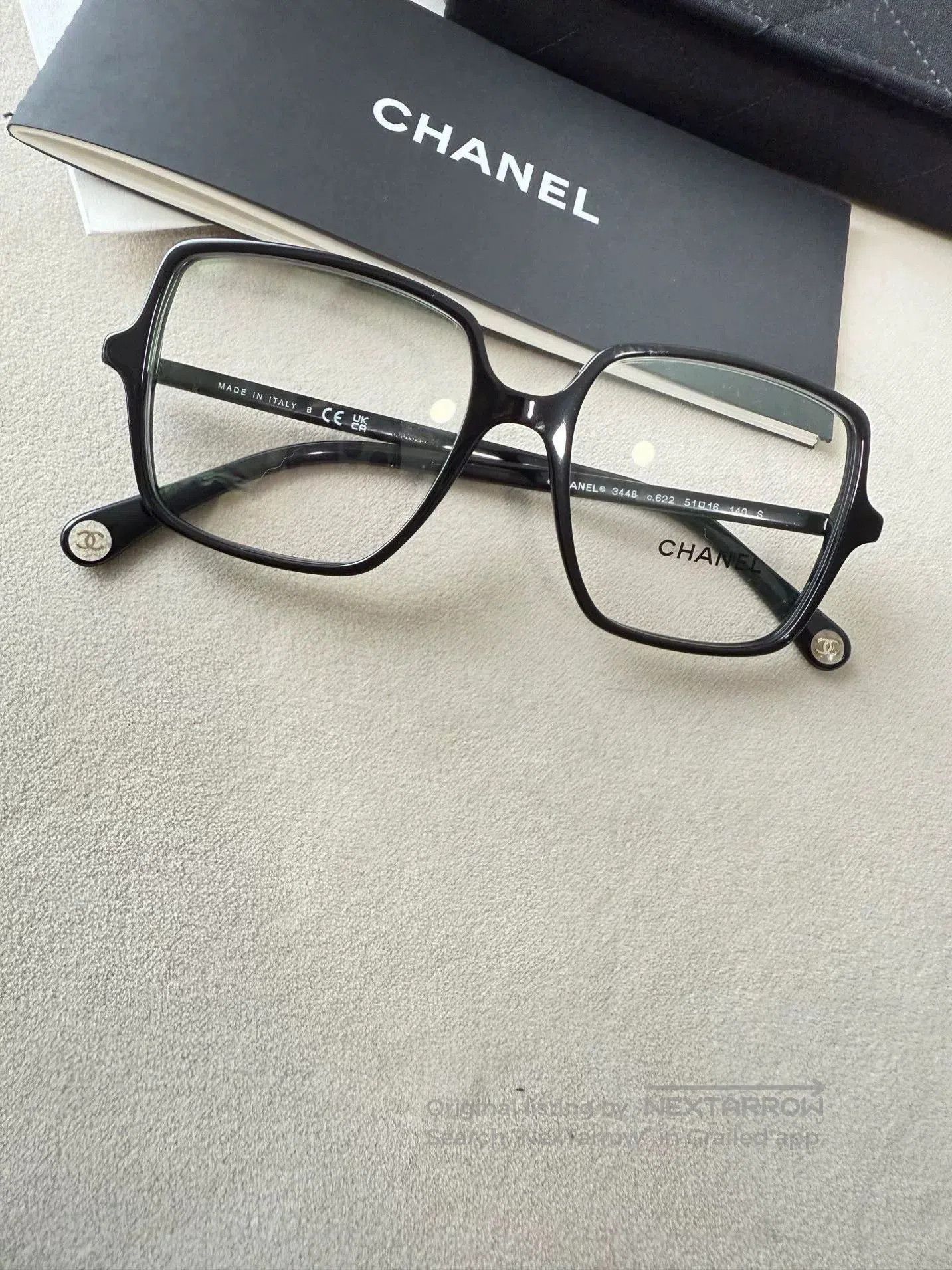 Chanel Chanel CH3448 Eyeglasses Frame. Size ONE SIZE - 7 Thumbnail
