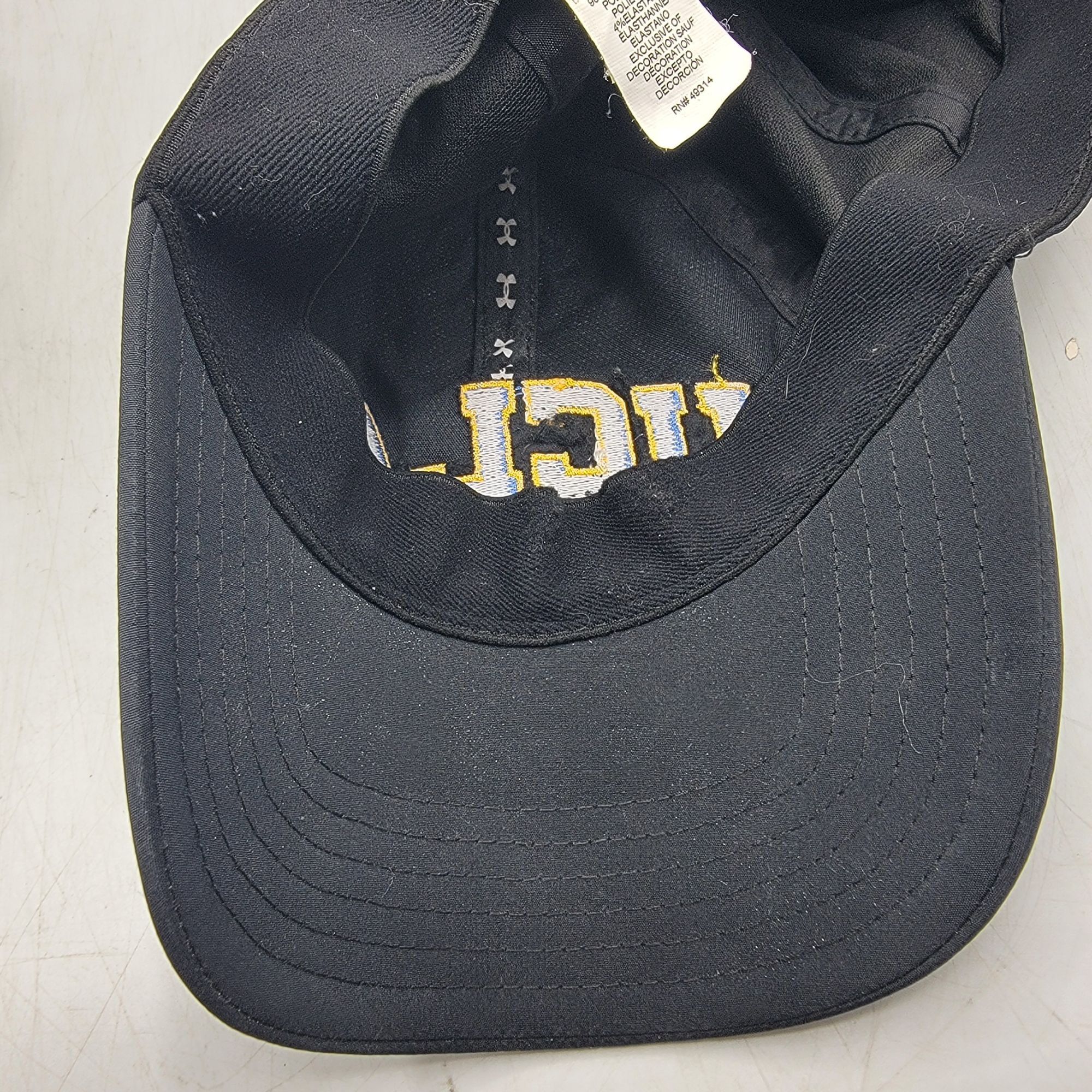 Under Armour Under Armour UCLA Womens Black Yellow Hat Cap Casual College Size ONE SIZE - 8 Thumbnail
