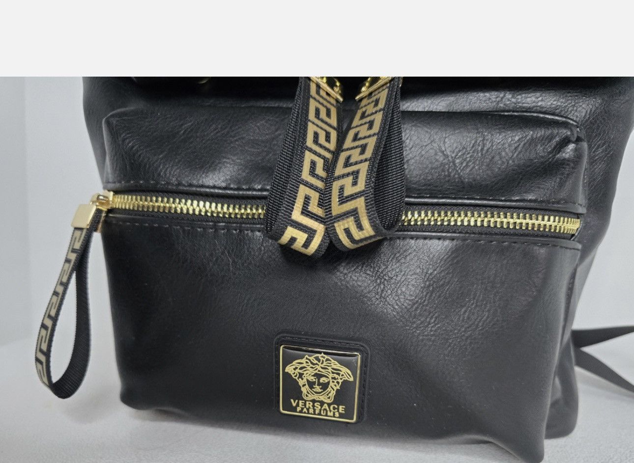 Versace Versace Faux Leather backpack Size ONE SIZE - 2 Thumbnail