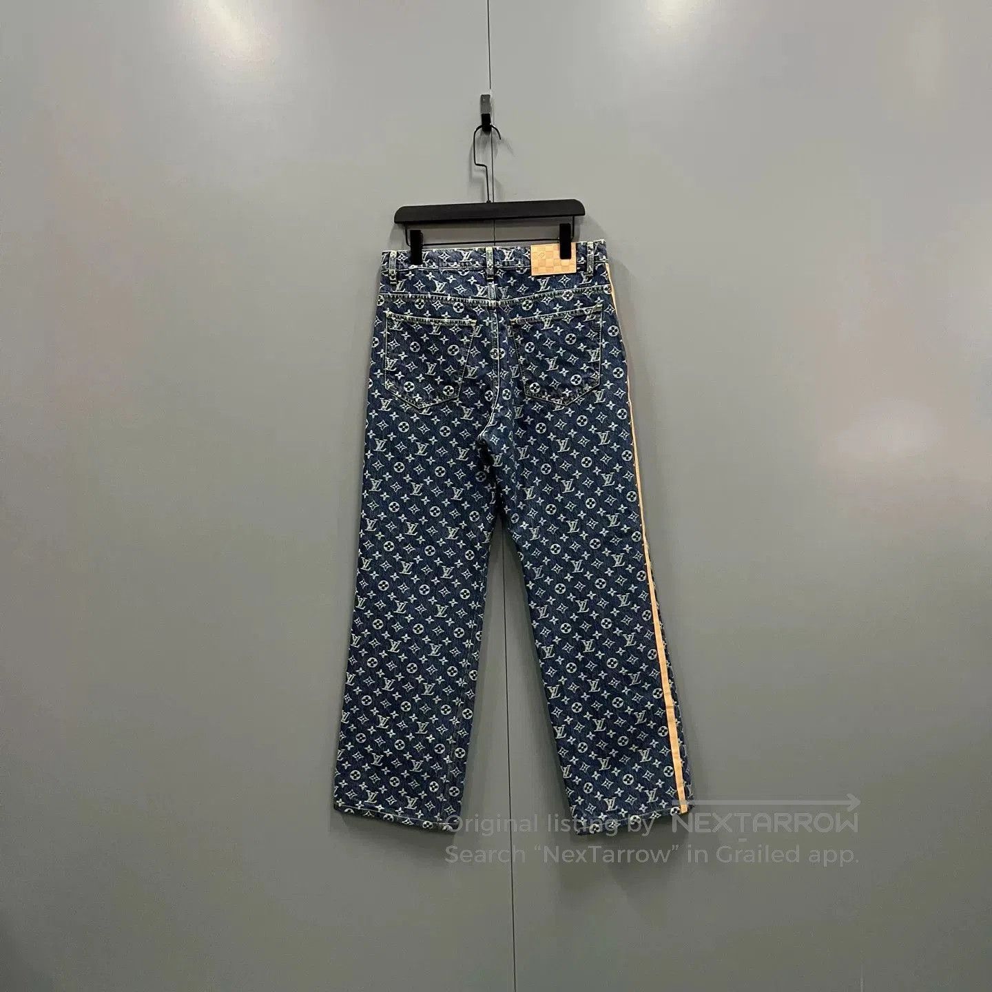 Louis Vuitton Louis Vuitton Blue Monogram Denim Jeans. Size US 30 / EU 46 - 2 Thumbnail