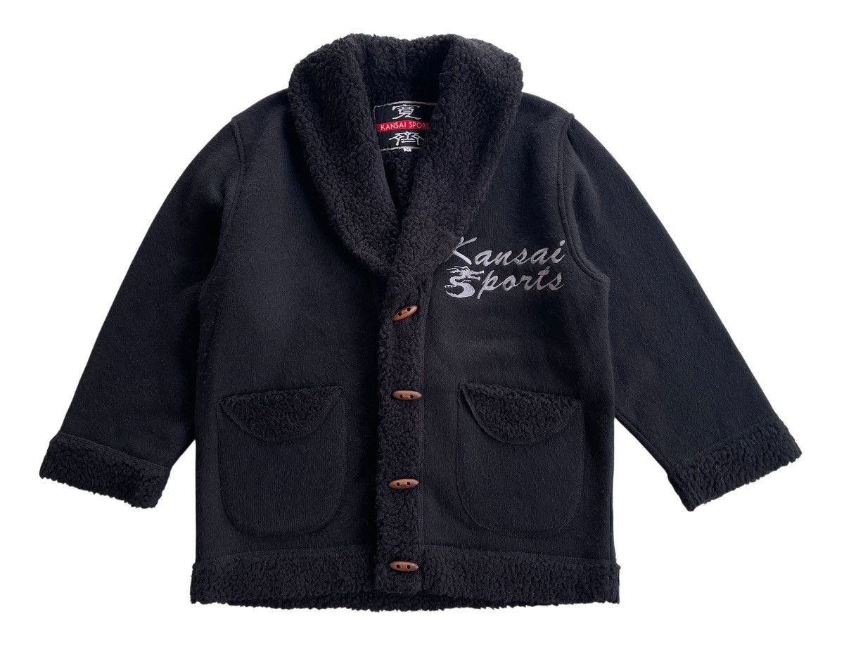 Kansai Yamamoto Vtg Kansai Sports Japan Sherpa Jacket Size US M / EU 48-50 / 2 - 3 Thumbnail