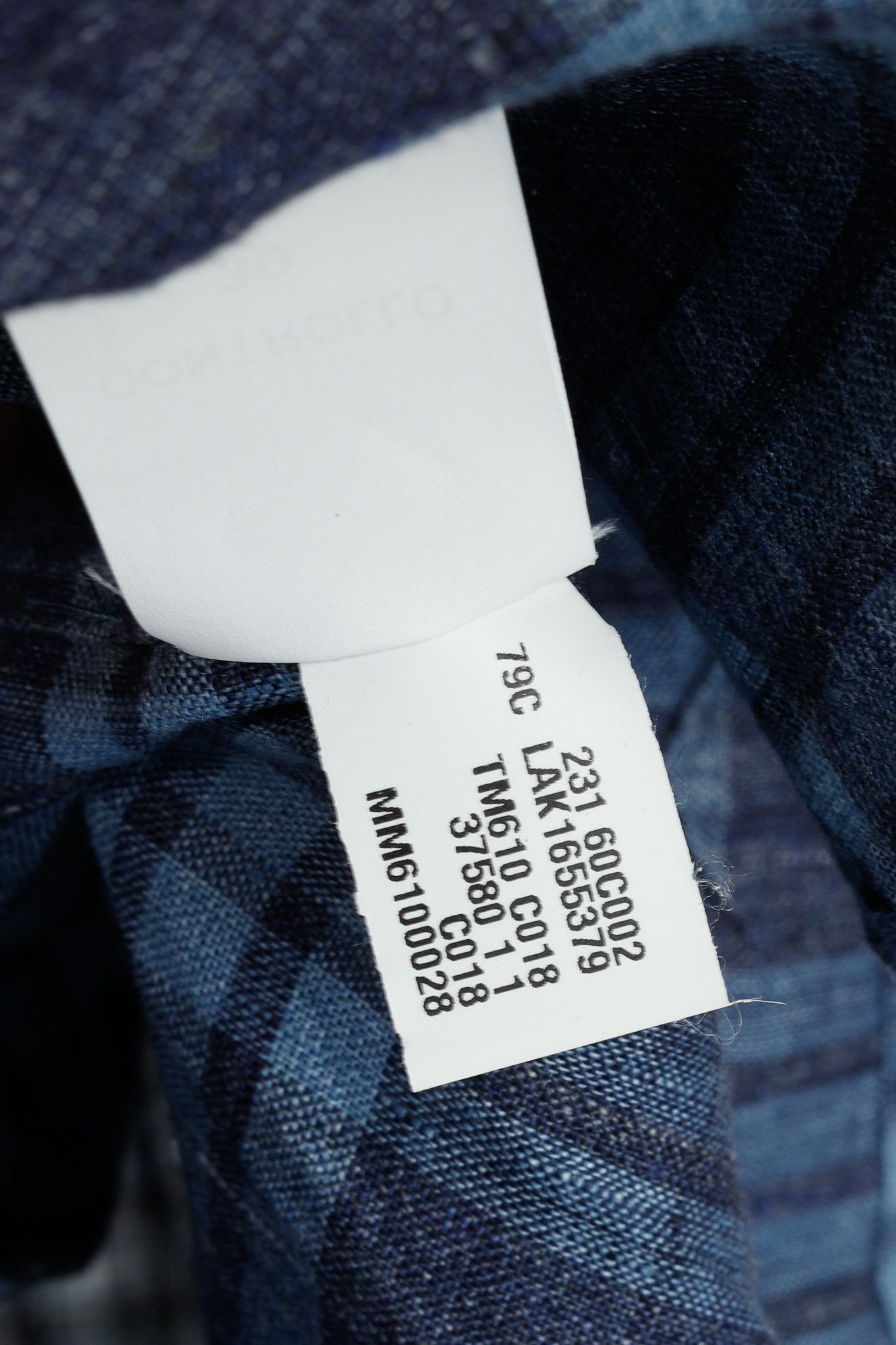 Brunello Cucinelli Brunello Cucinelli Plaid-Linen Button-Up Basic Fit Shirt Size US S / EU 44-46 / 1 - 14 Thumbnail