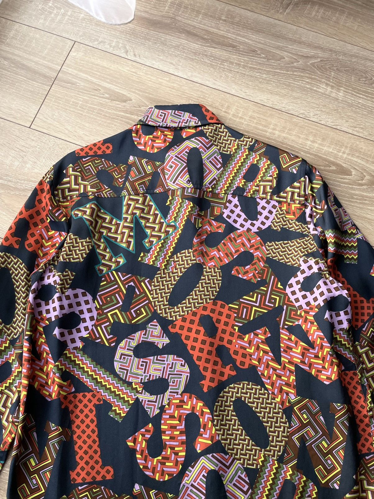 Missoni Missoni Sport Monogram Button Long Sleeve Viscose Shirt Size US M / EU 48-50 / 2 - 12 Thumbnail