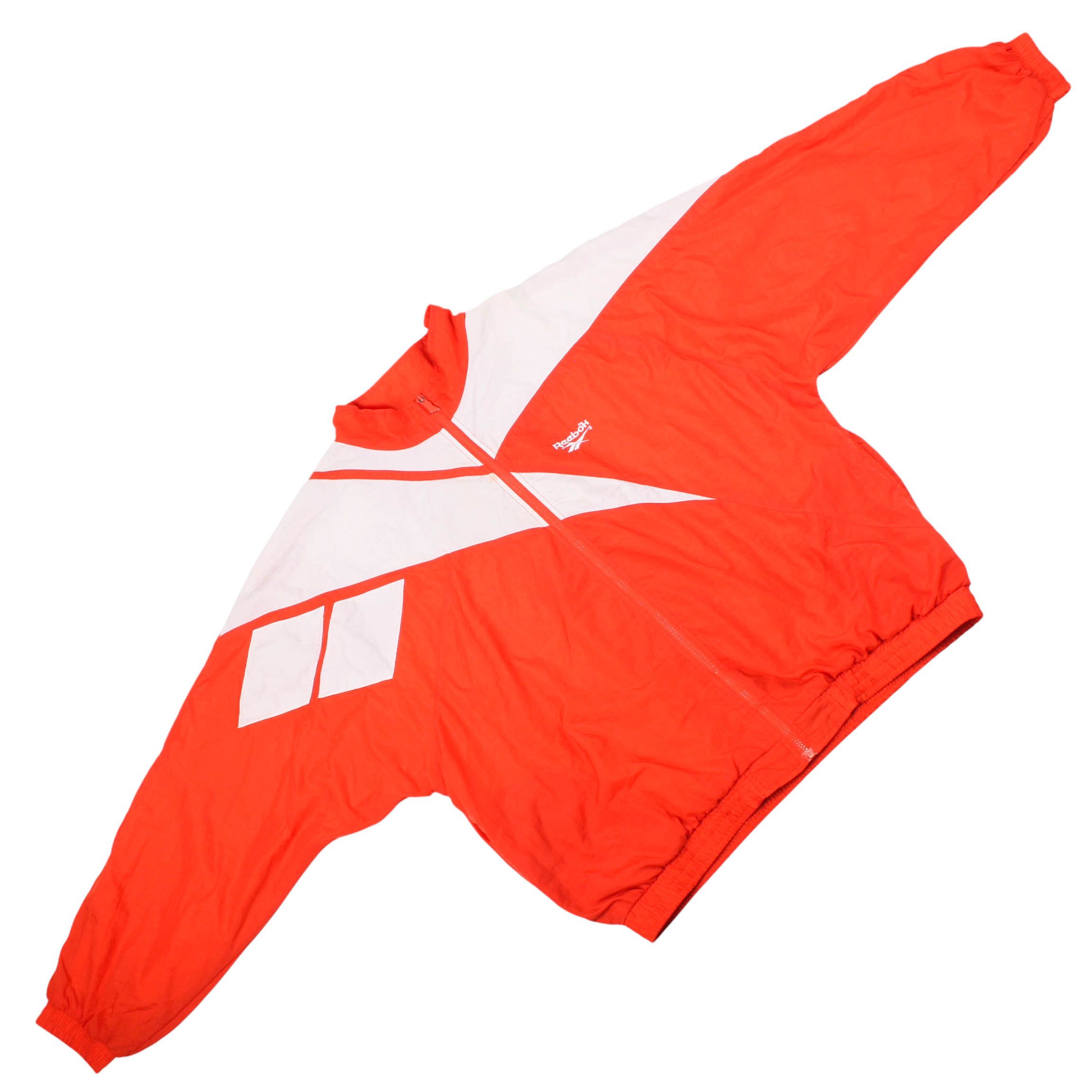 Reebok Vintage Reebok Windbreaker Jacket Orange 90s Size US XXL / EU 58 / 5 - 1 Thumbnail