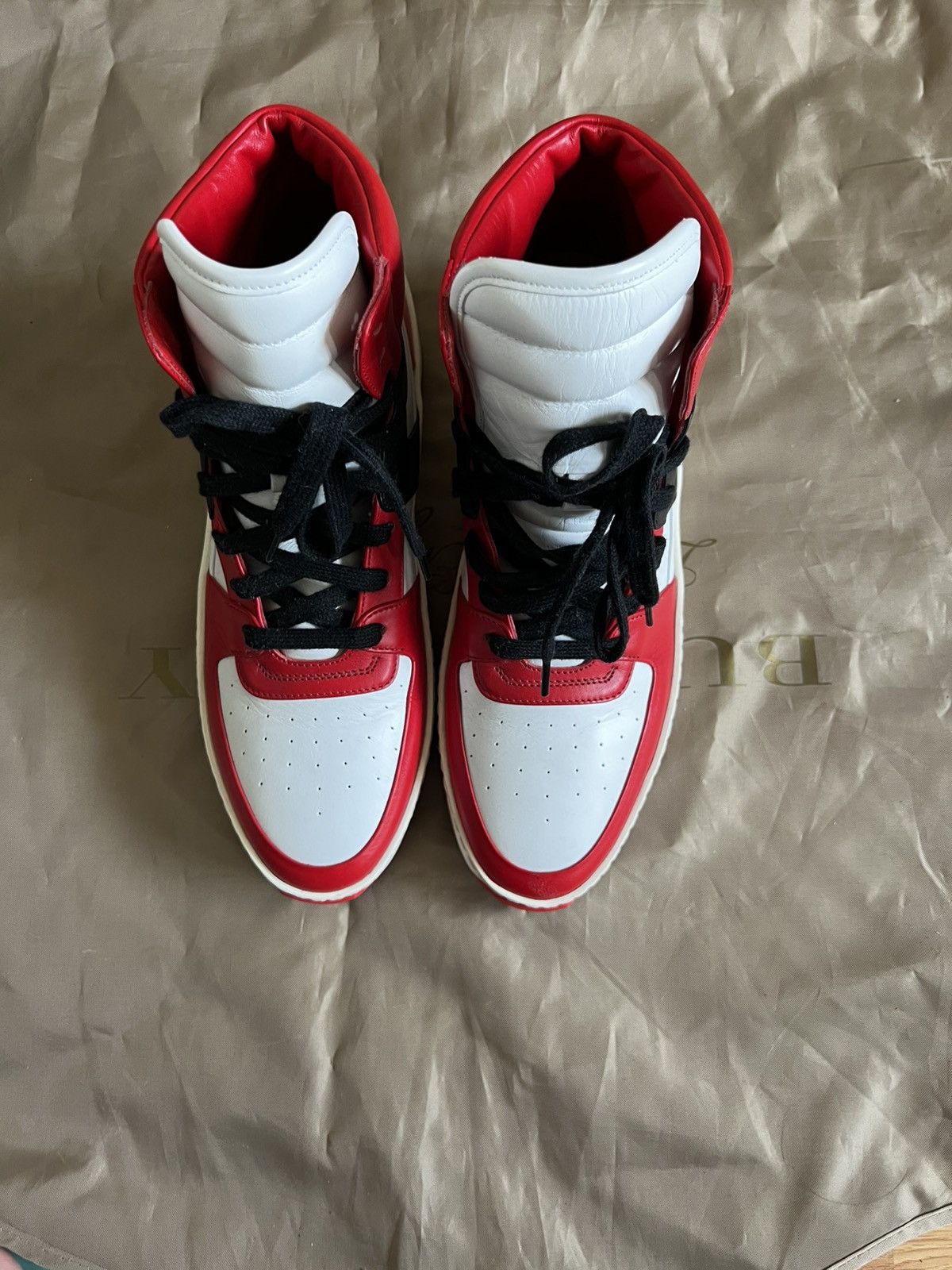 Fear of God Fear of God - Basketball Leather High-Top Sneakers Size 41 Size US 8 / EU 41 - 2 Thumbnail